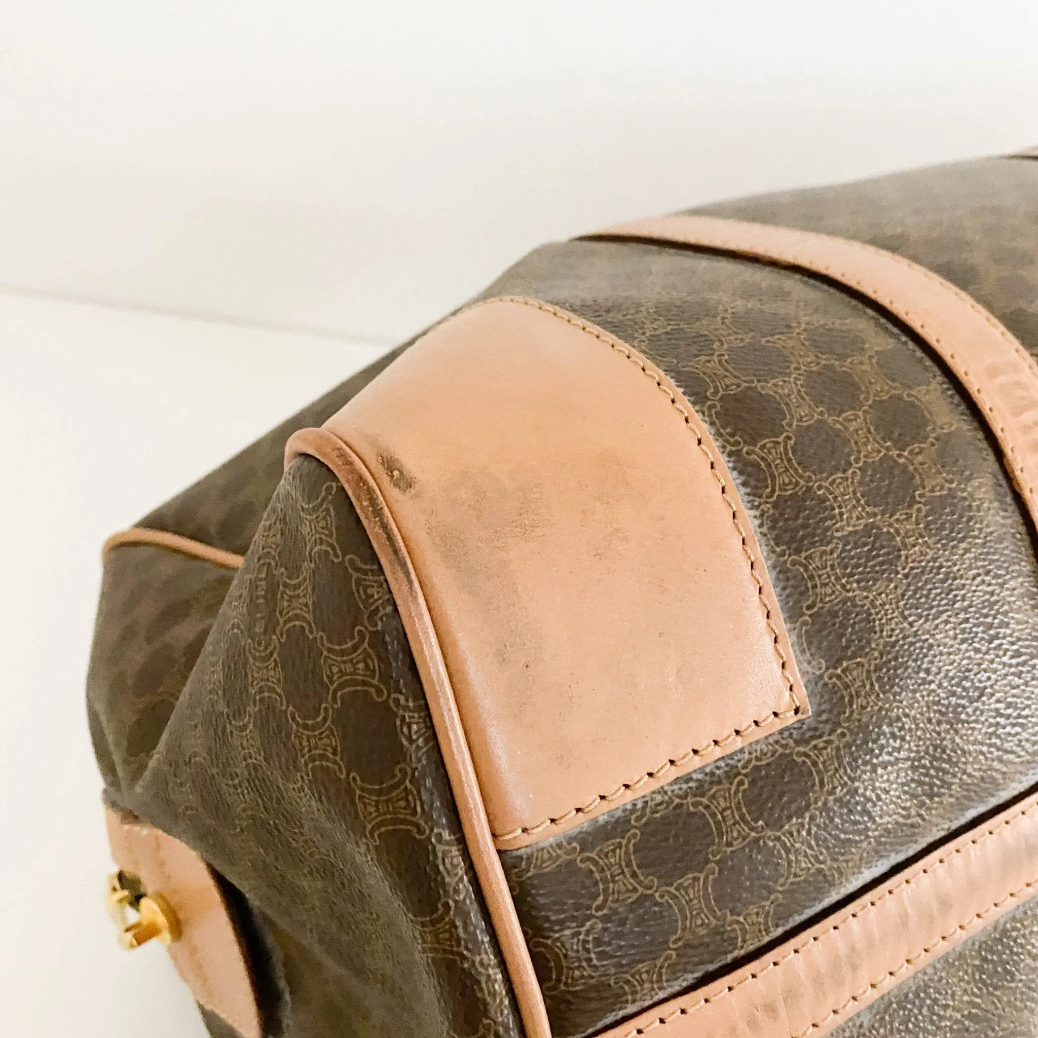 Macadam Canvas Boston Travel Bag