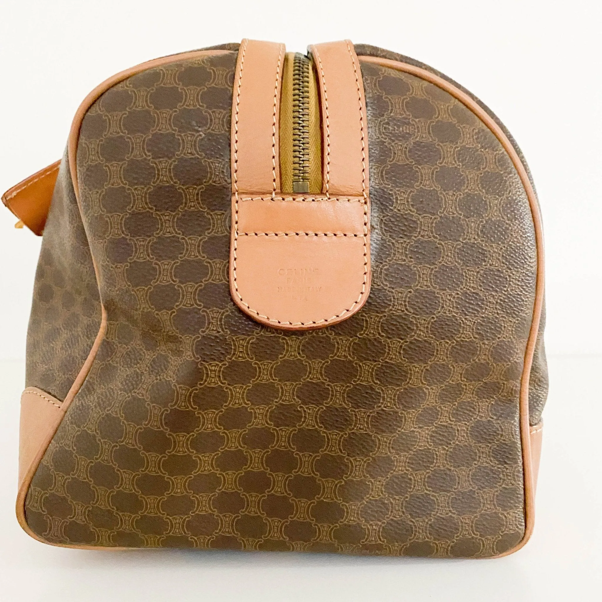 Macadam Canvas Boston Travel Bag