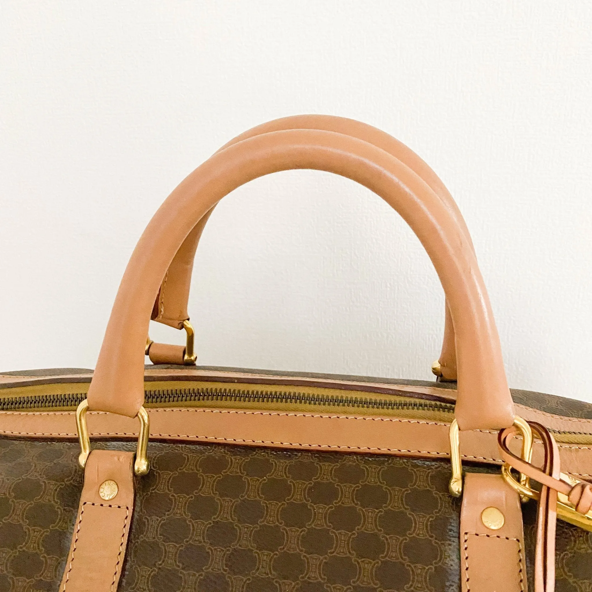 Macadam Canvas Boston Travel Bag