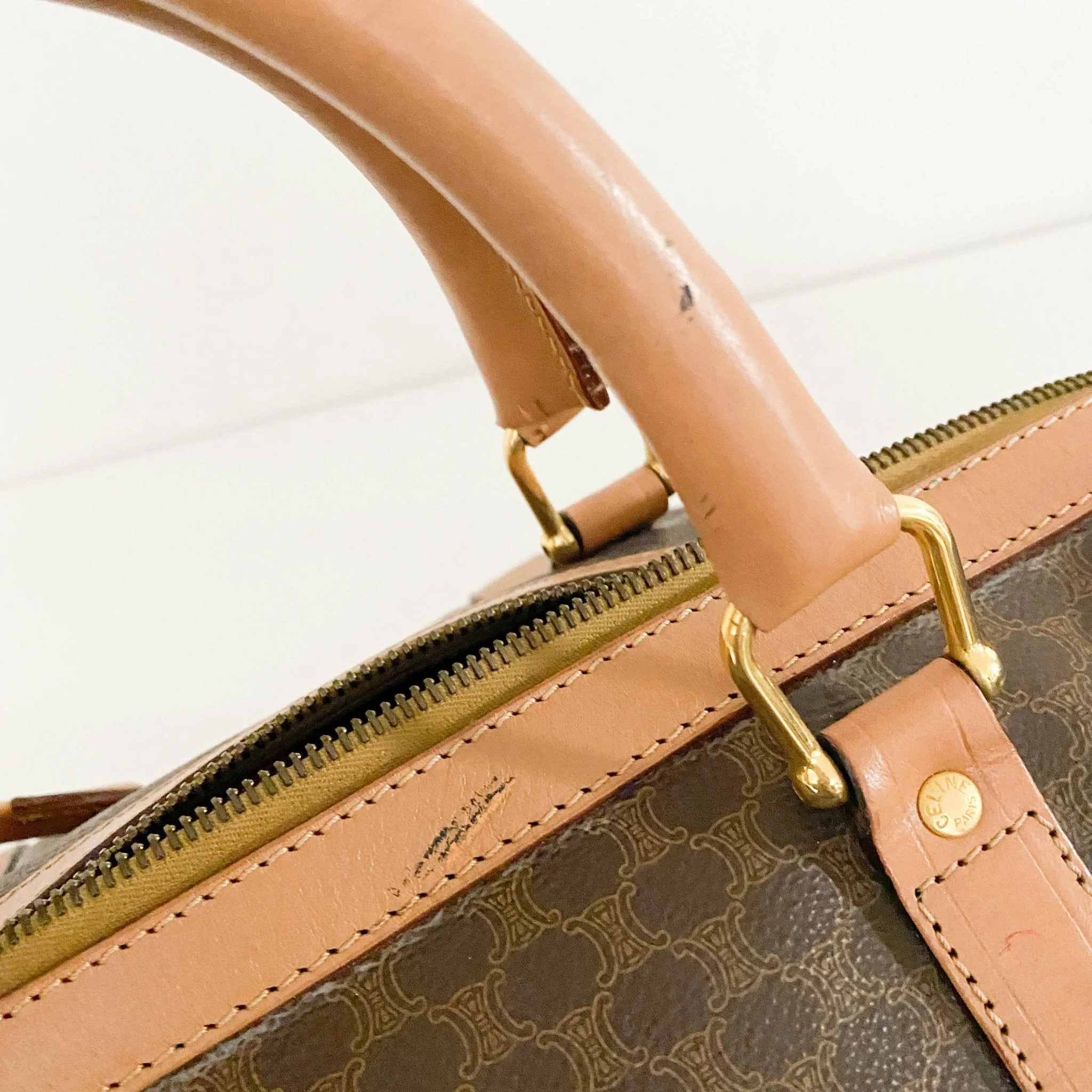 Macadam Canvas Boston Travel Bag