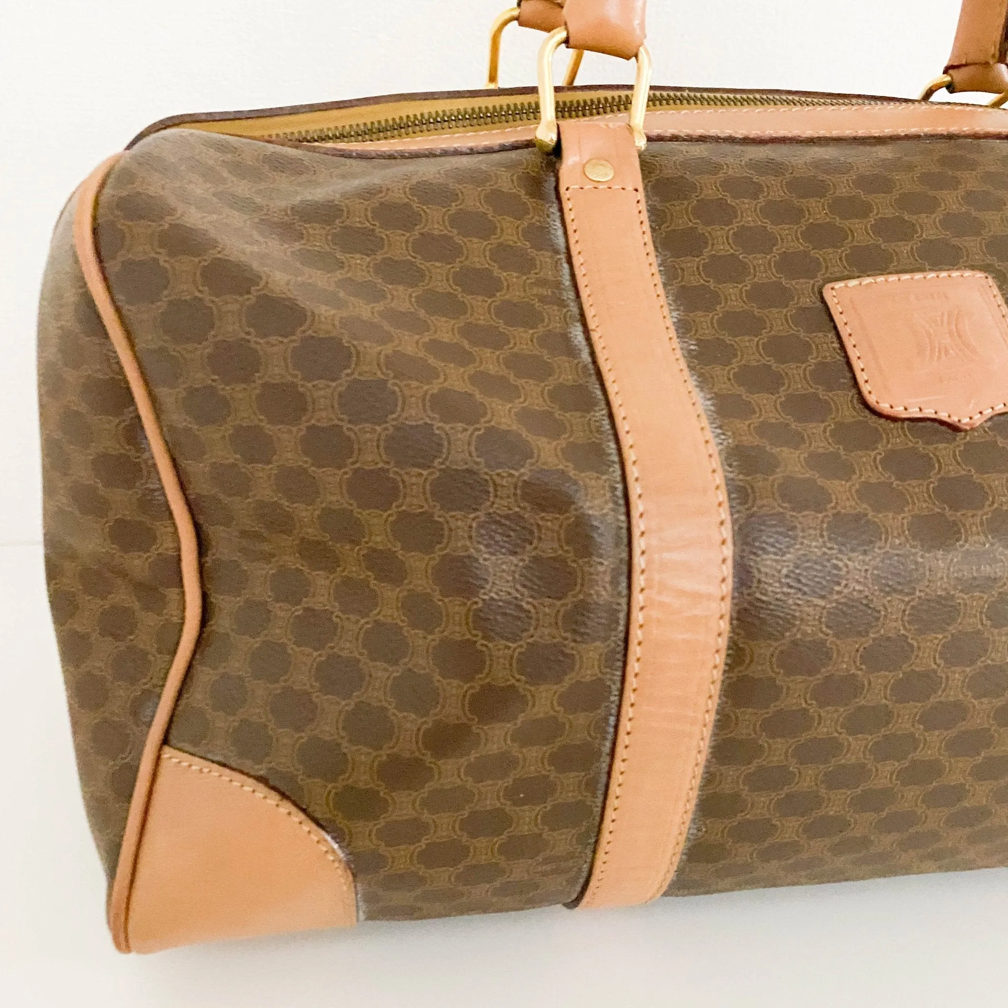 Macadam Canvas Boston Travel Bag