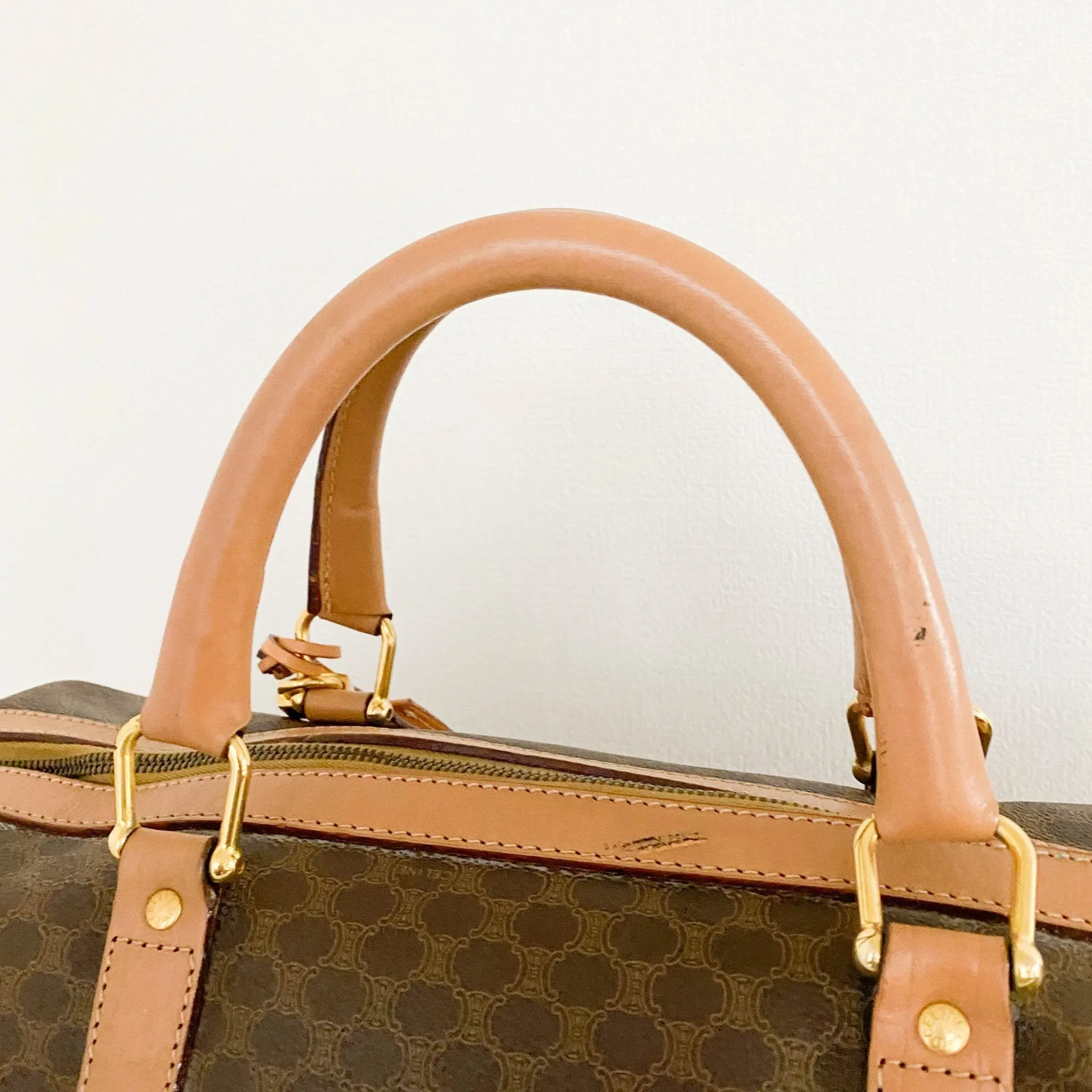 Macadam Canvas Boston Travel Bag