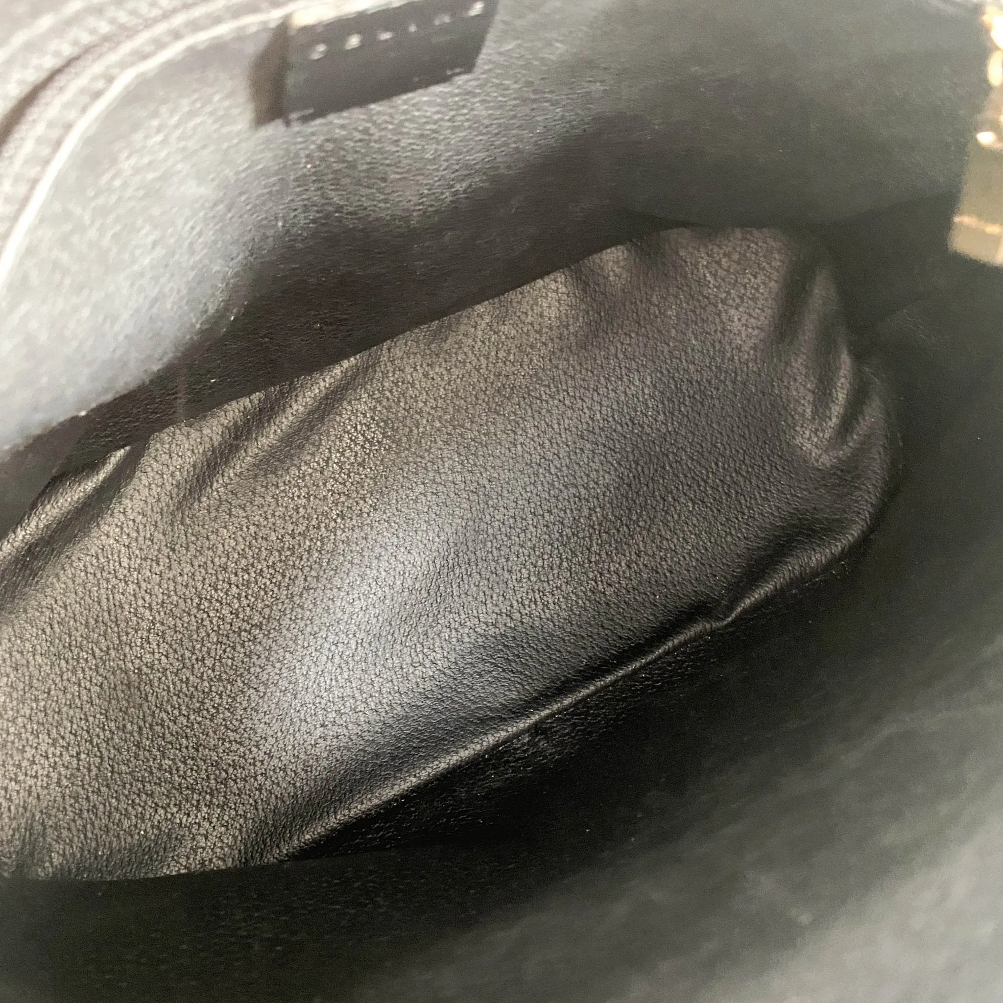 Macadam Triomphe Black Canvas Handle Bag
