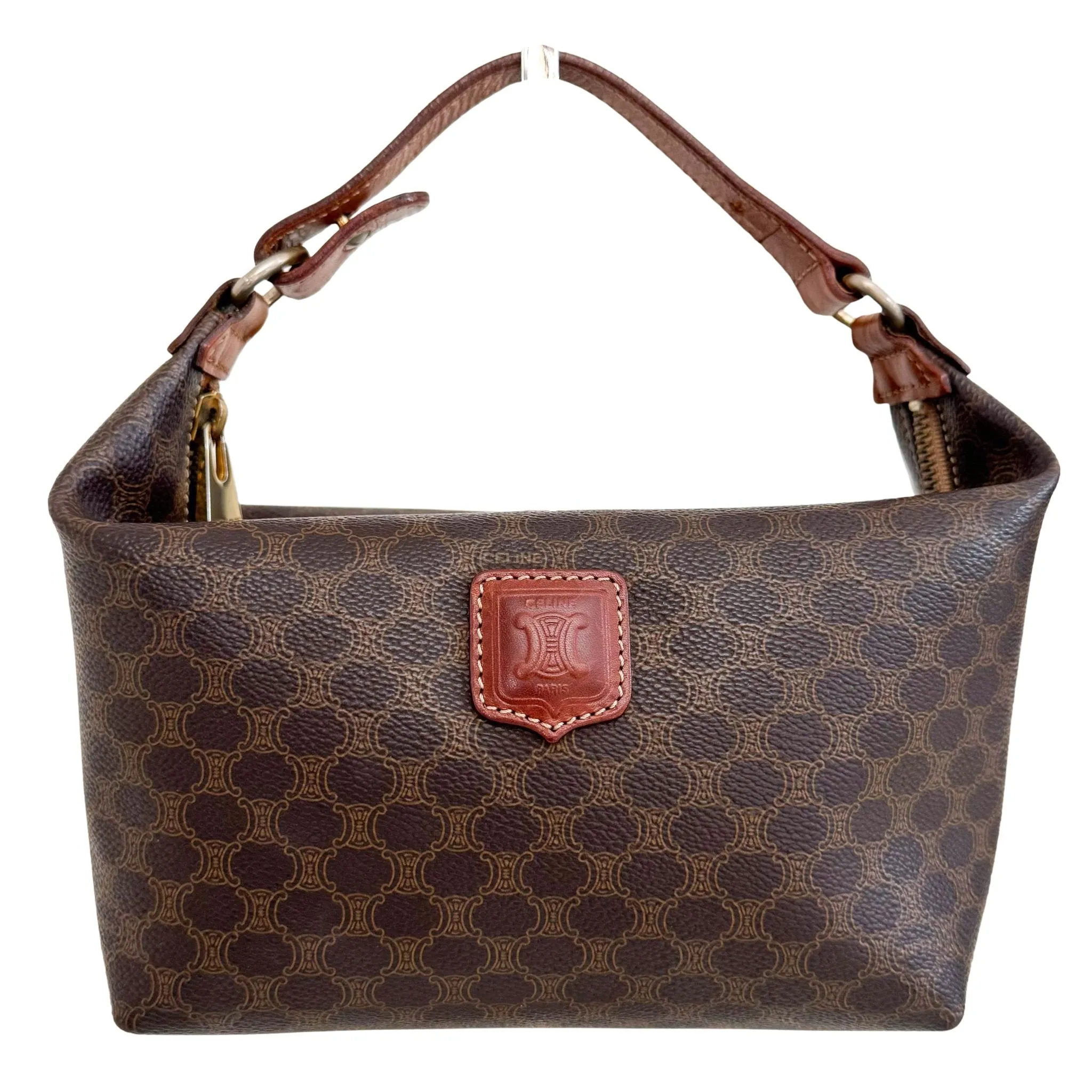 Macadam Triomphe Canvas Pochette Pouch Handbag