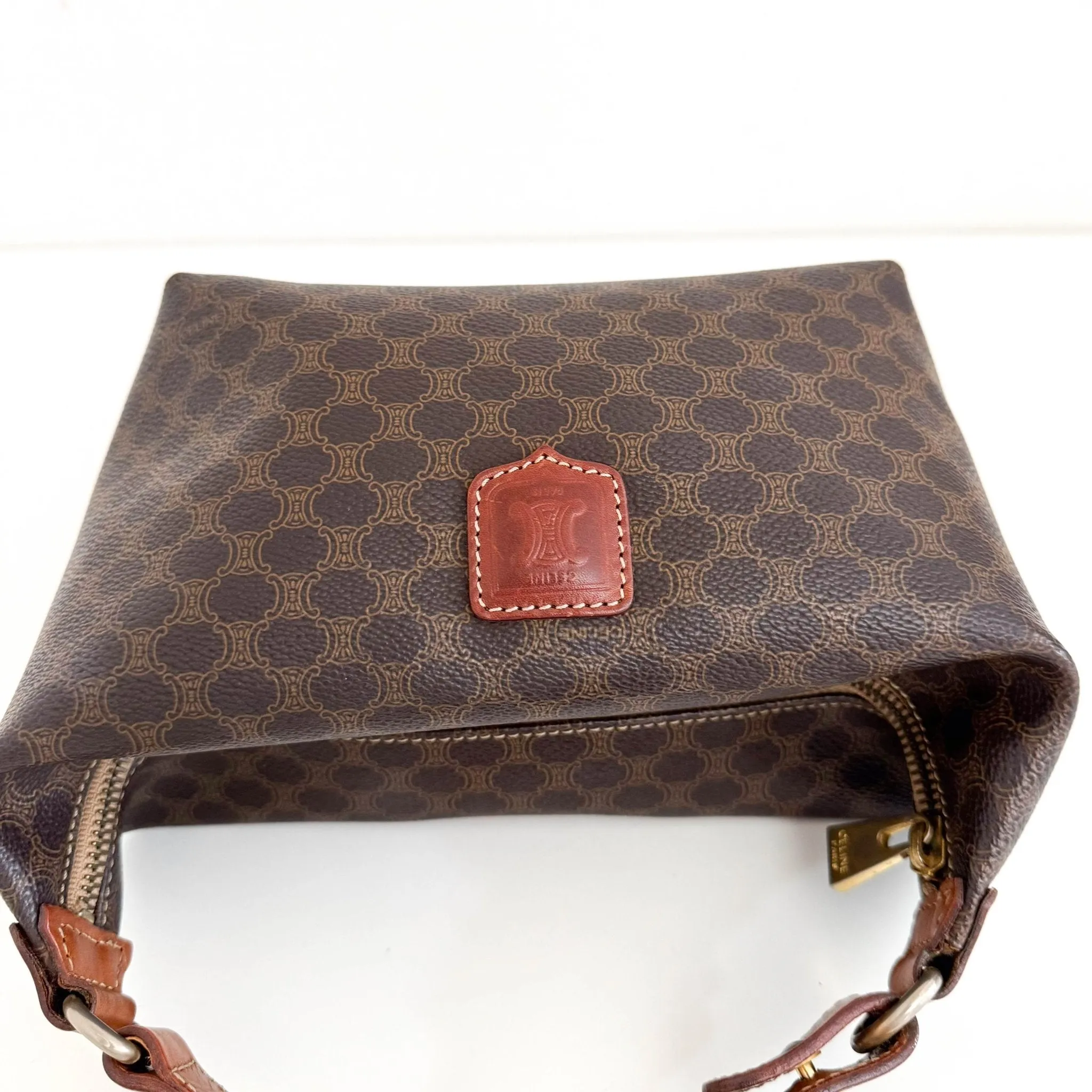 Macadam Triomphe Canvas Pochette Pouch Handbag