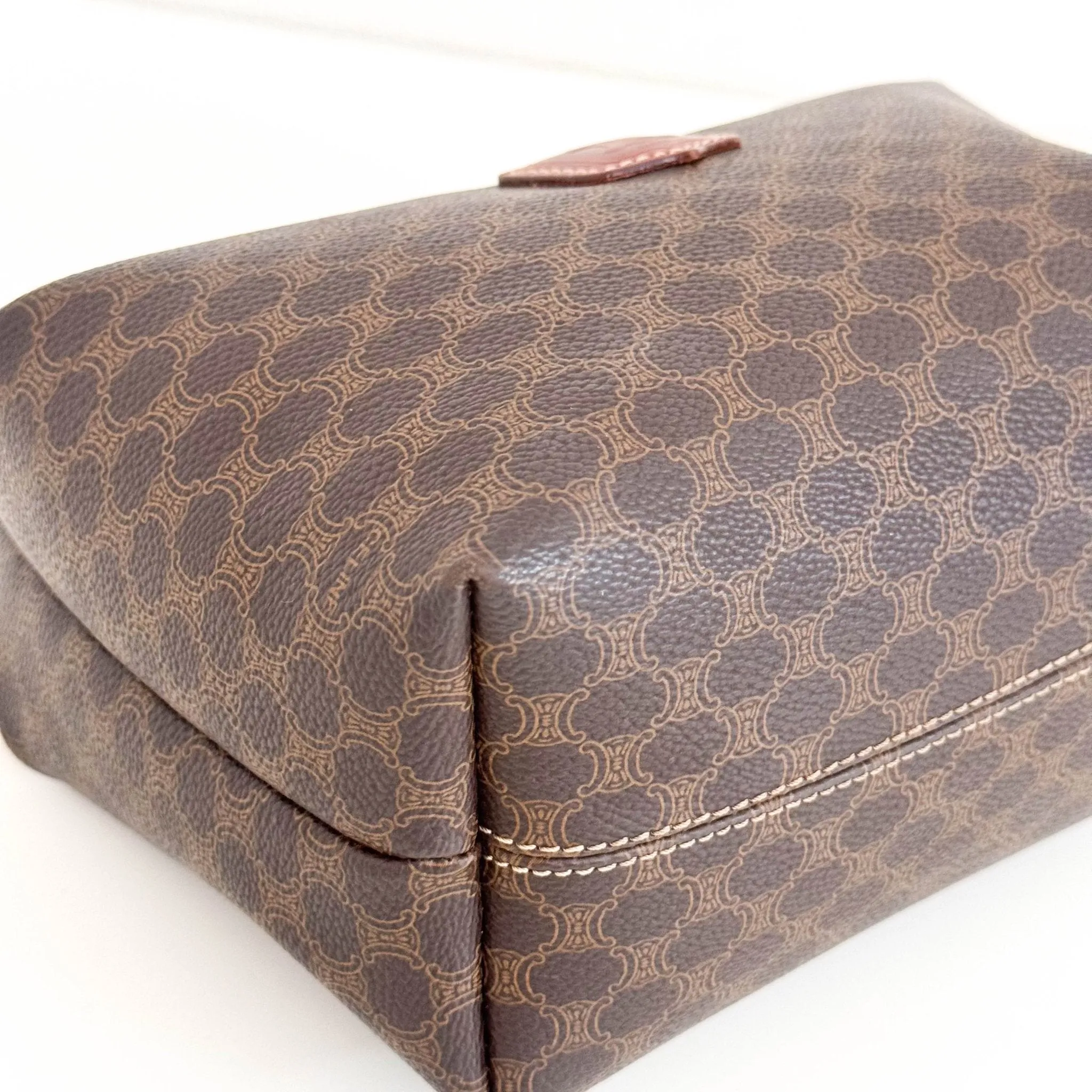 Macadam Triomphe Canvas Pochette Pouch Handbag