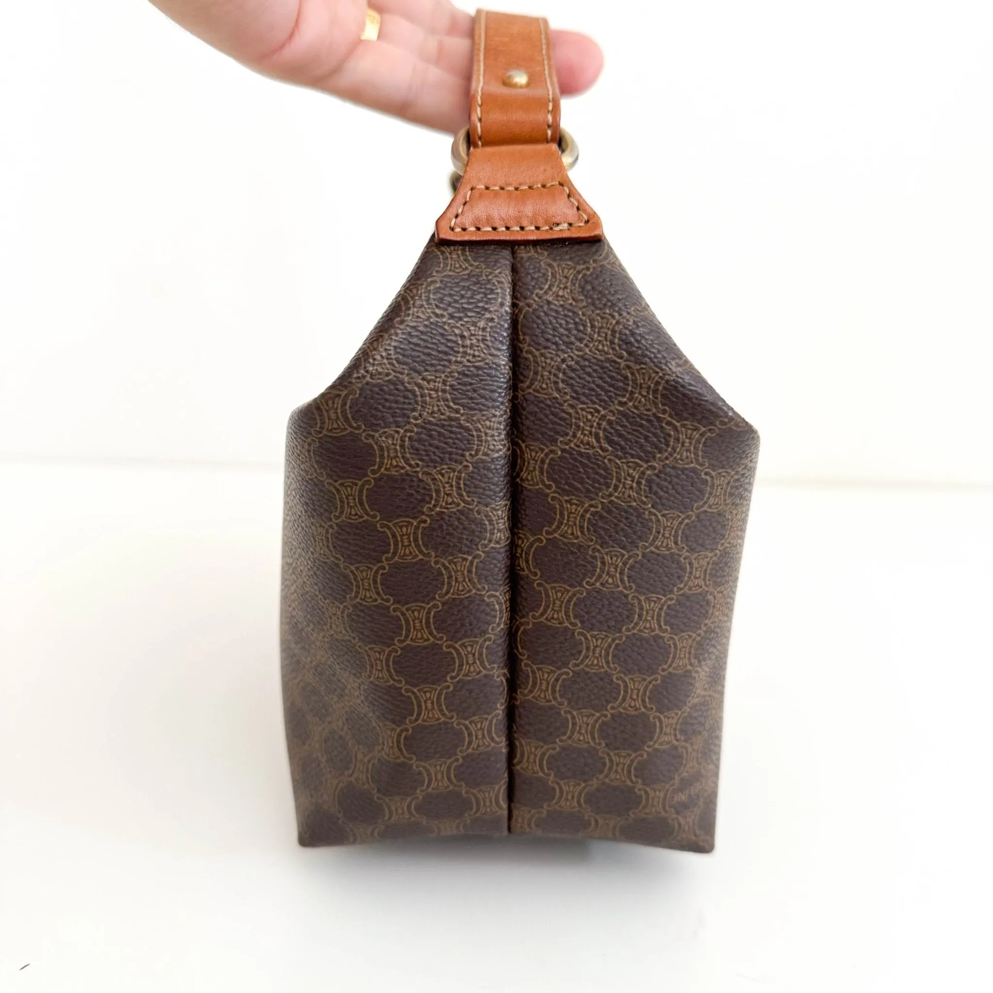 Macadam Triomphe Canvas Pochette Pouch Handbag