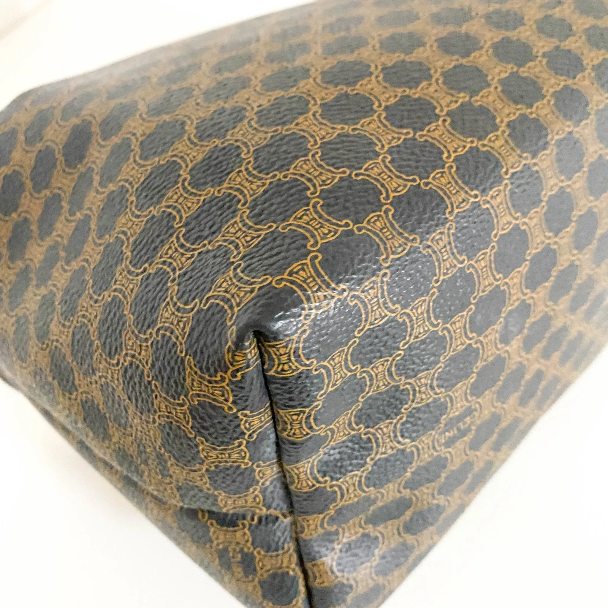 Macadam Triomphe Handle Pouch Bag