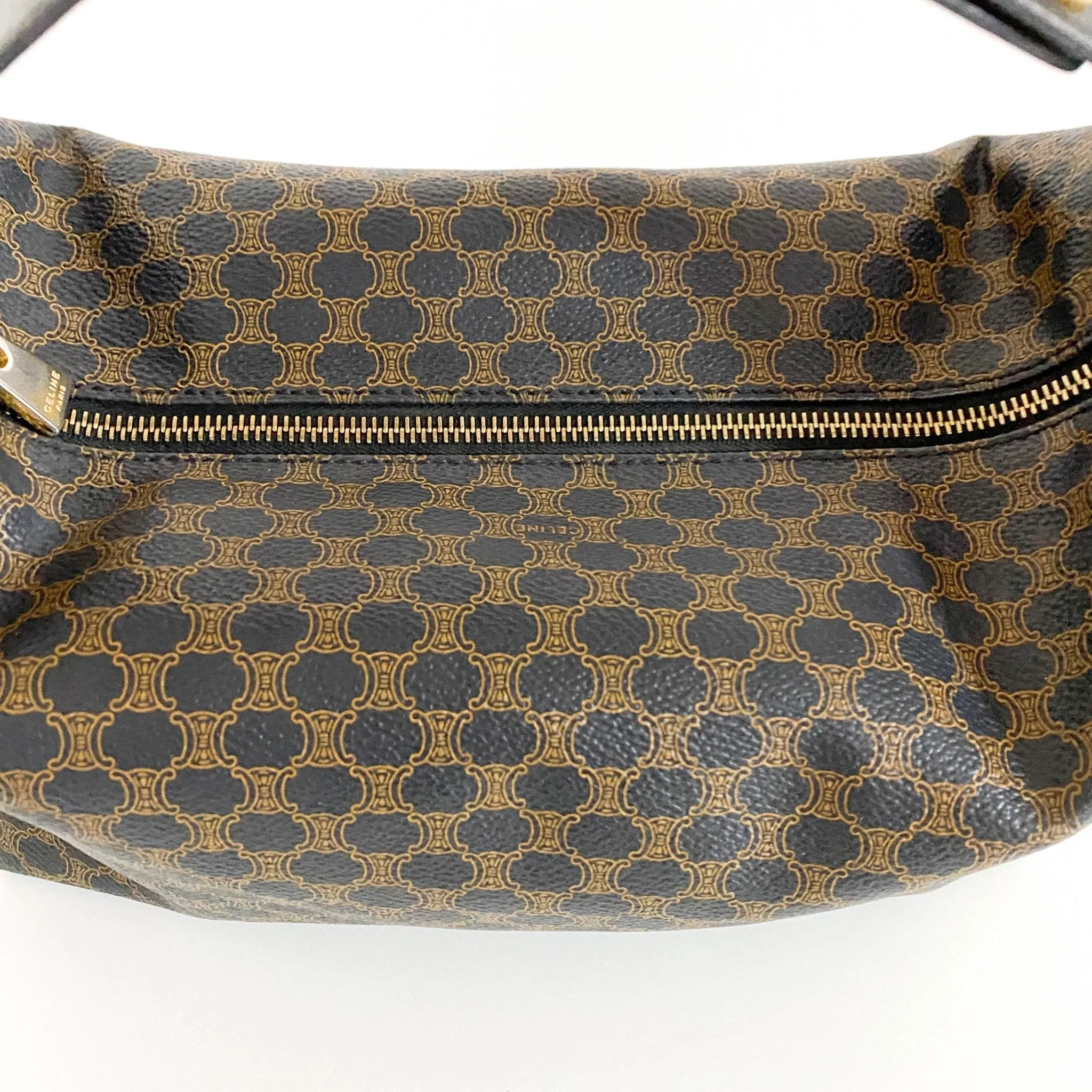 Macadam Triomphe Handle Pouch Bag