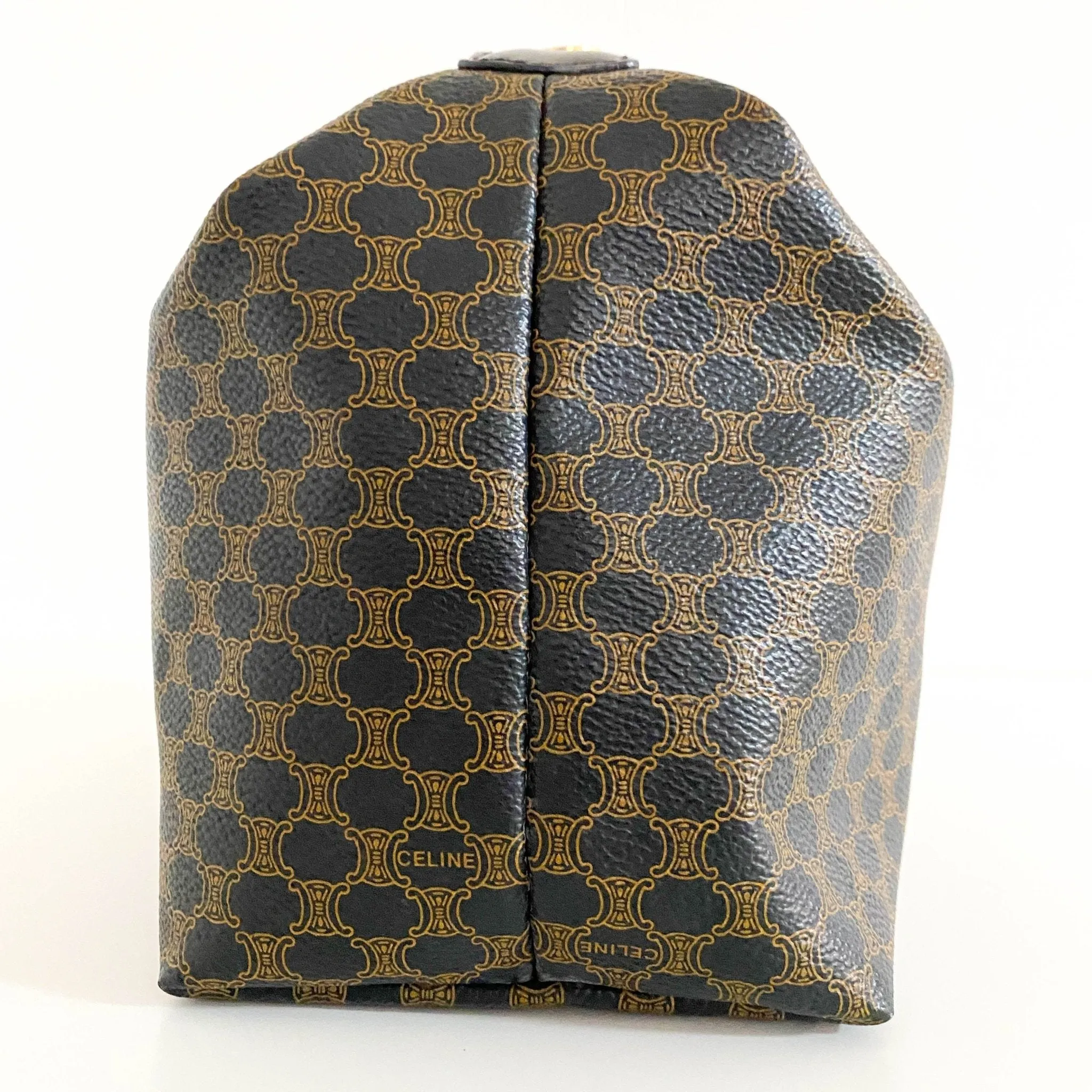 Macadam Triomphe Handle Pouch Bag