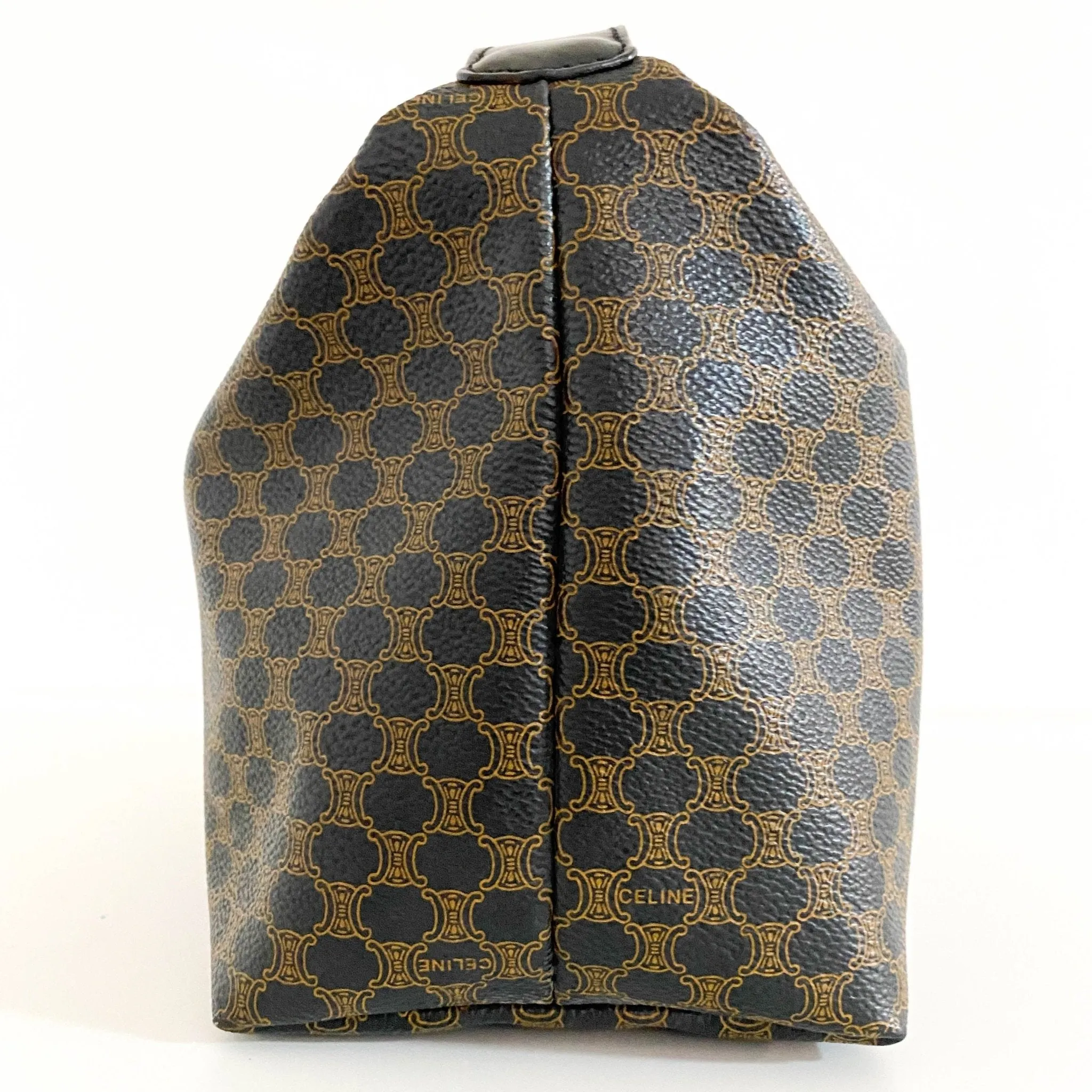 Macadam Triomphe Handle Pouch Bag