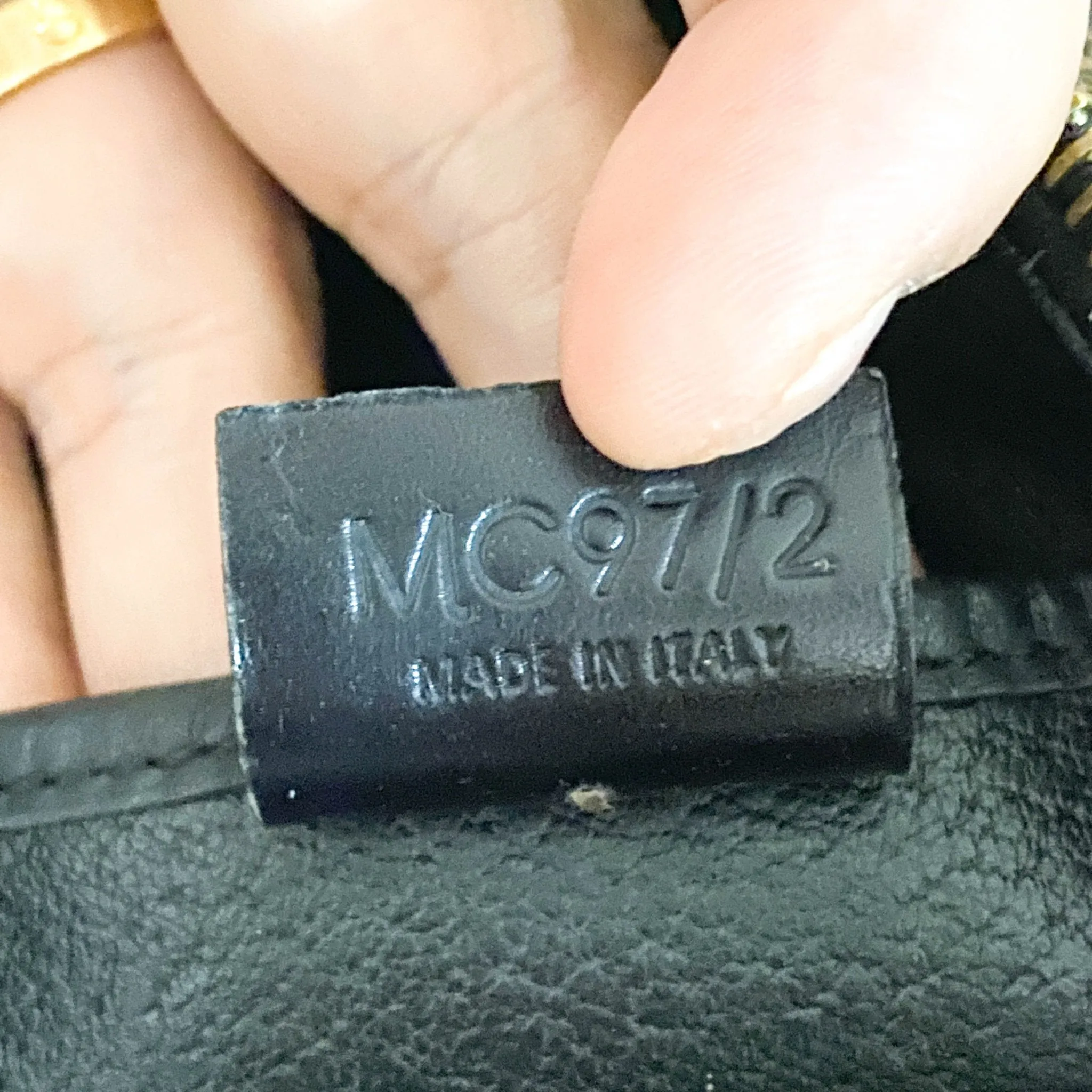 Macadam Triomphe Handle Pouch Bag