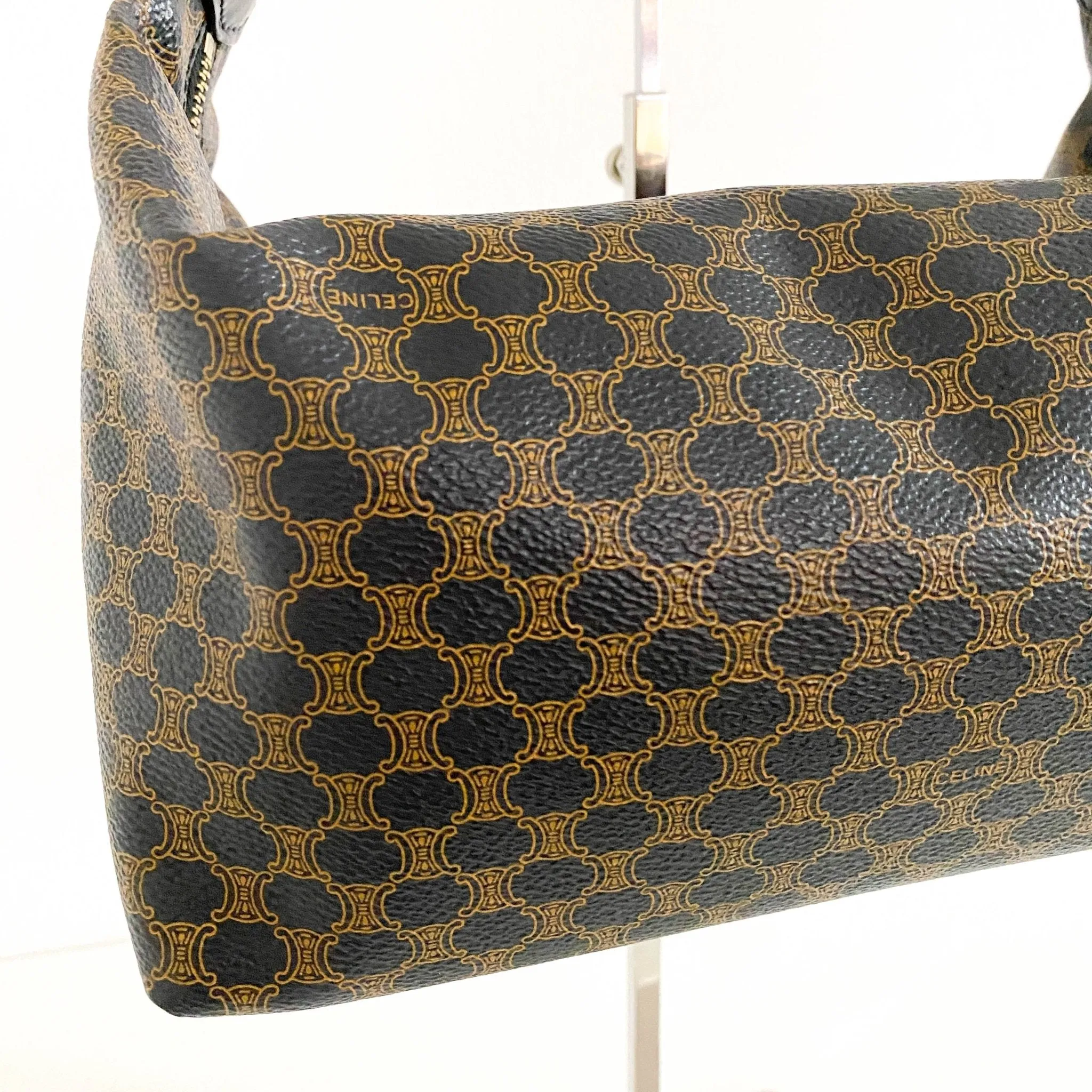 Macadam Triomphe Handle Pouch Bag