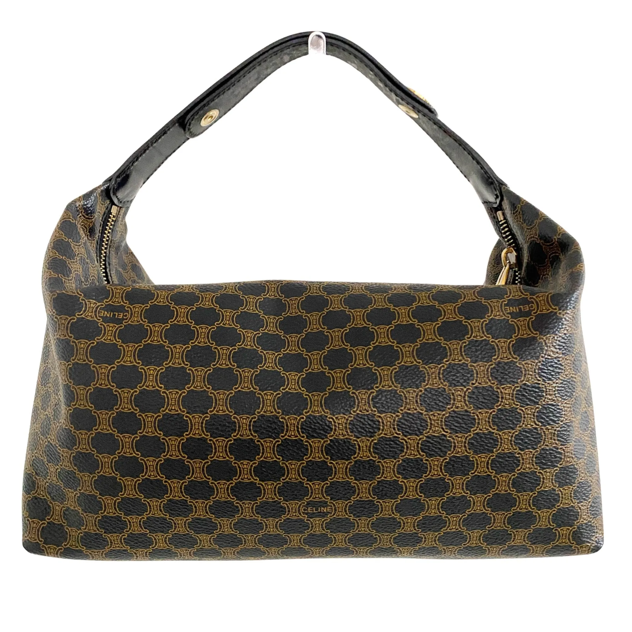 Macadam Triomphe Handle Pouch Bag