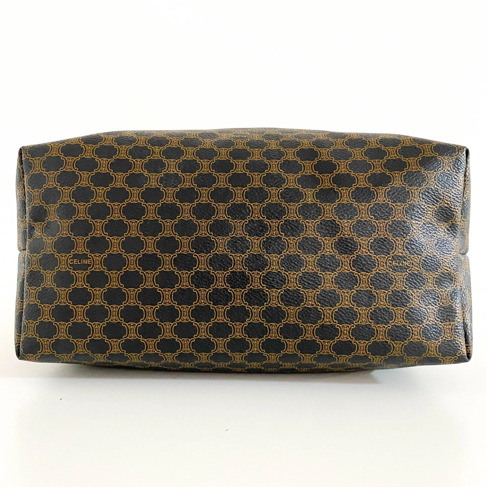 Macadam Triomphe Handle Pouch Bag