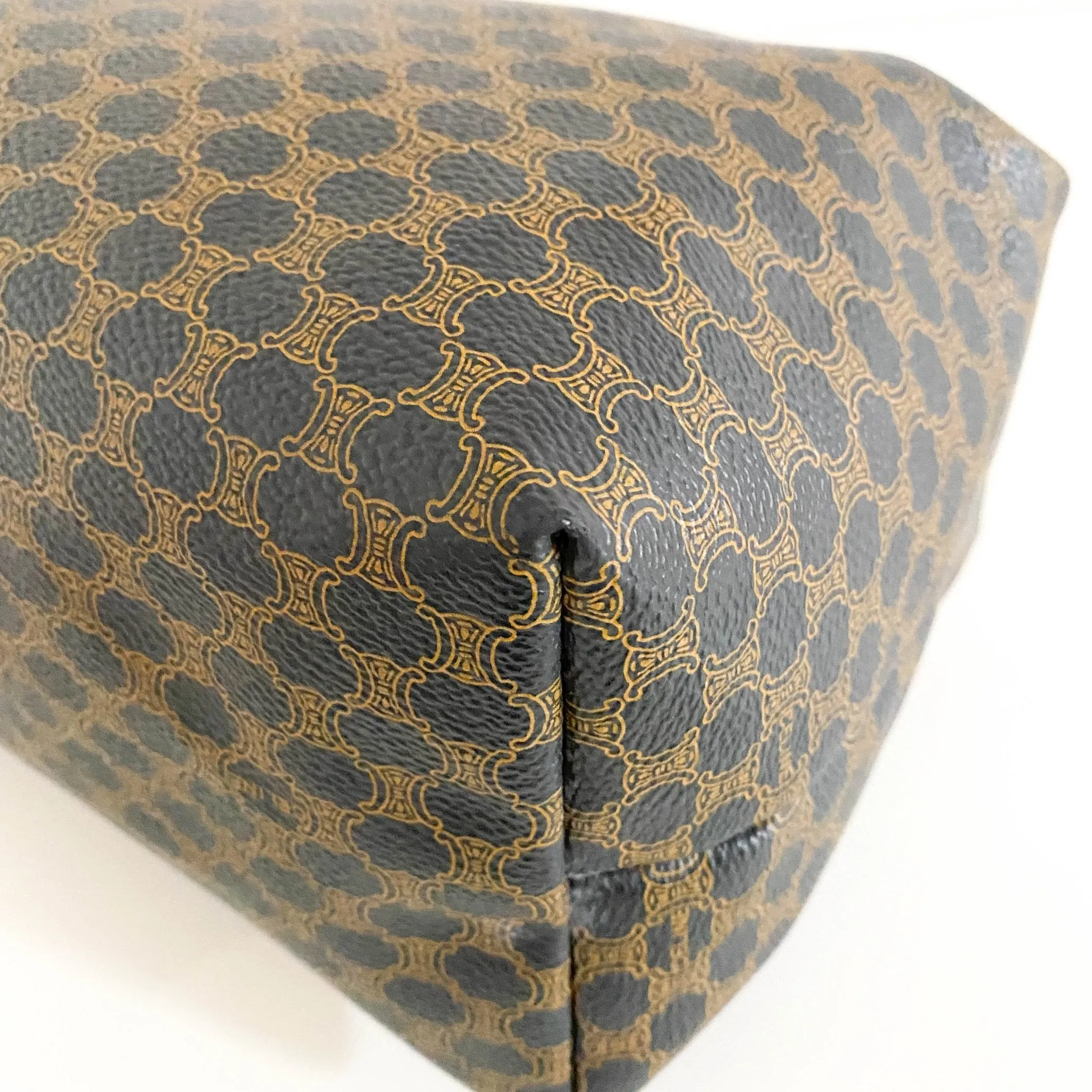Macadam Triomphe Handle Pouch Bag