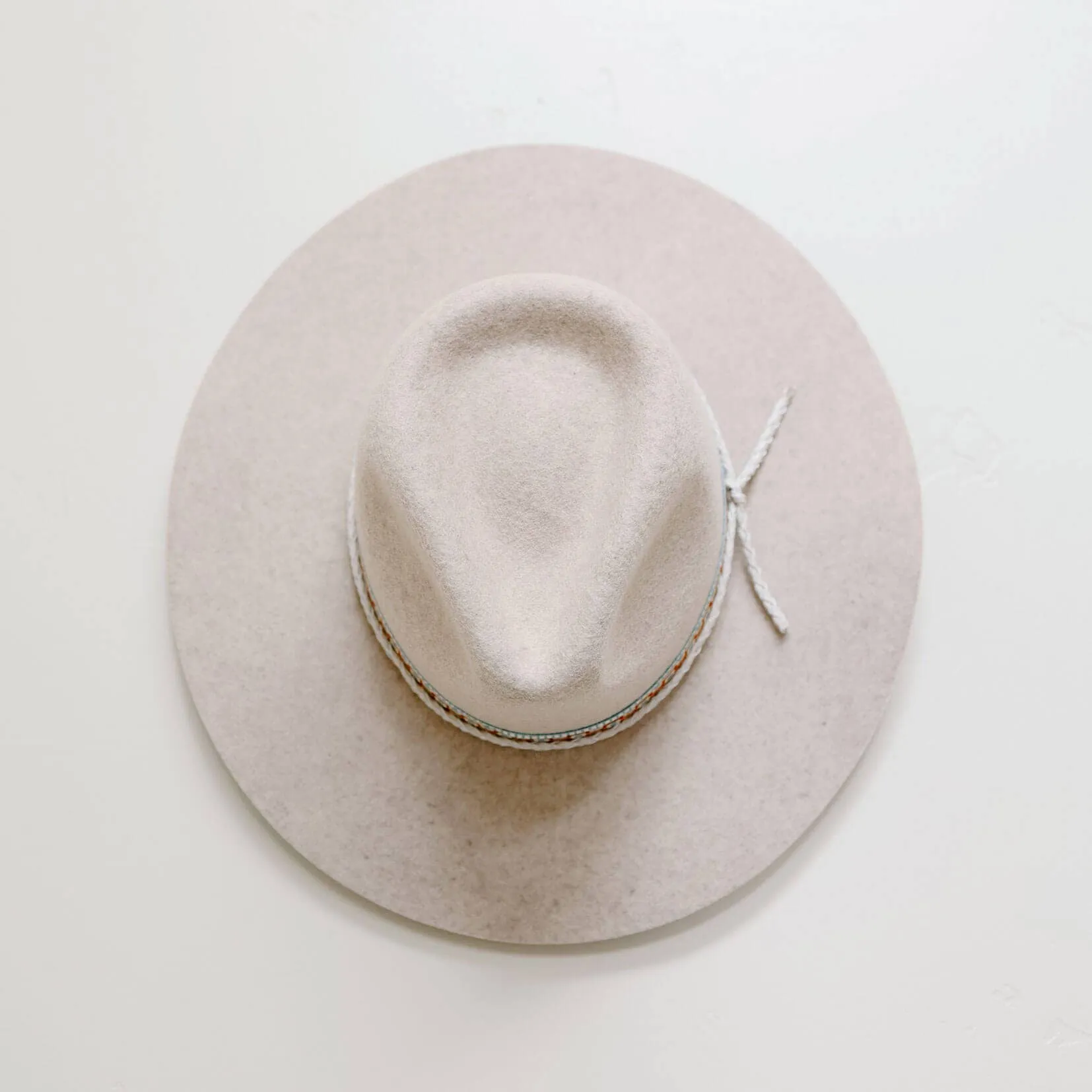 Maldives Moon - Womens Wide Brim Felt Fedora Hat