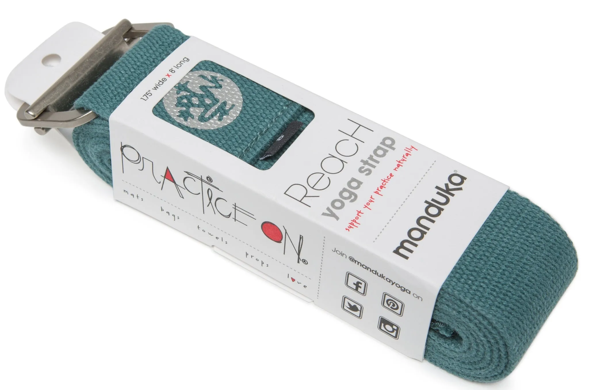Manduka Cotton yoga Strap 8 Foot