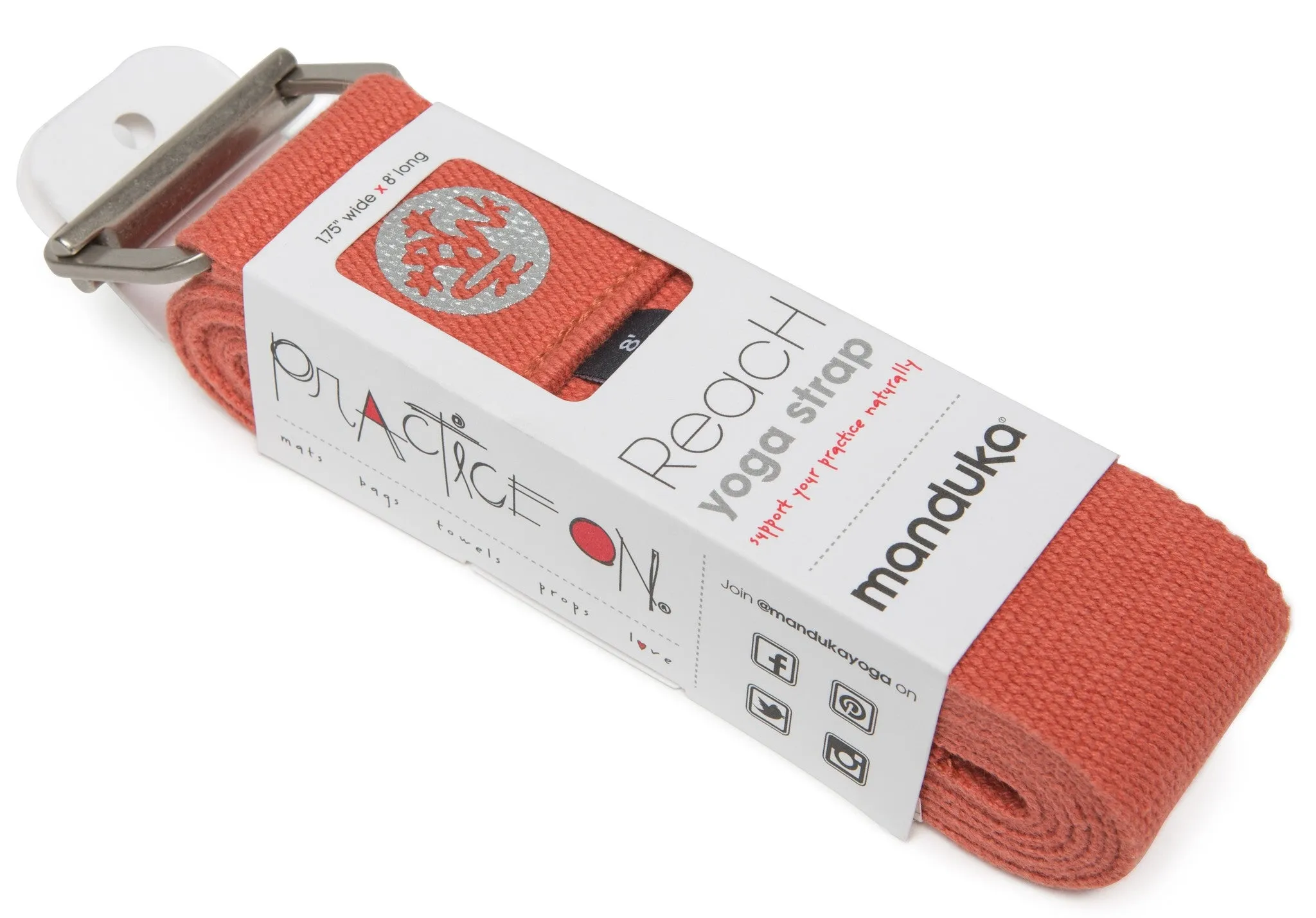 Manduka Cotton yoga Strap 8 Foot