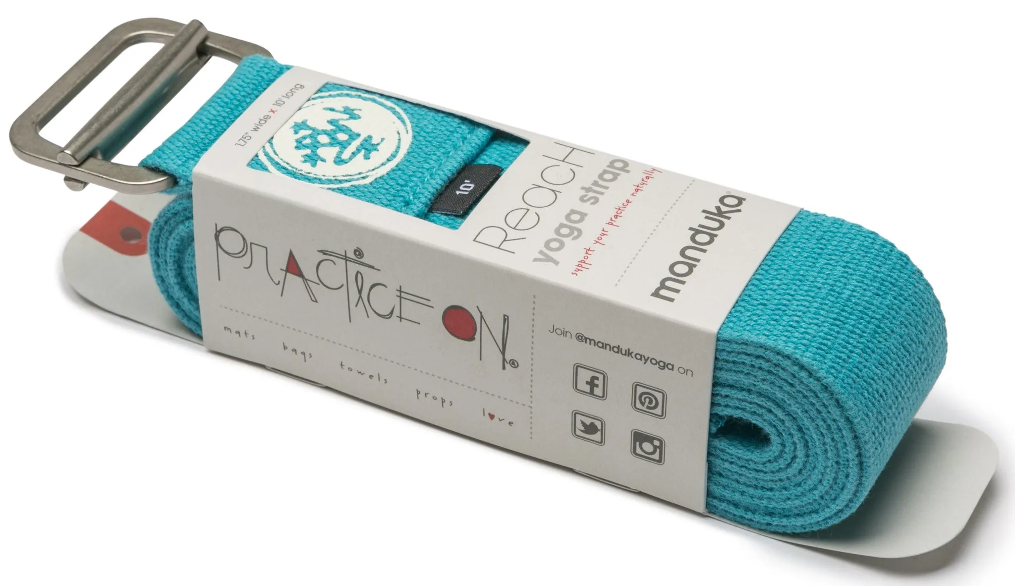 Manduka Cotton yoga Strap 8 Foot