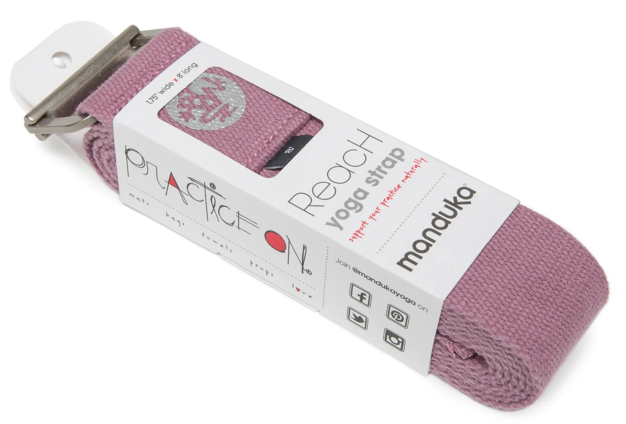 Manduka Cotton yoga Strap 8 Foot