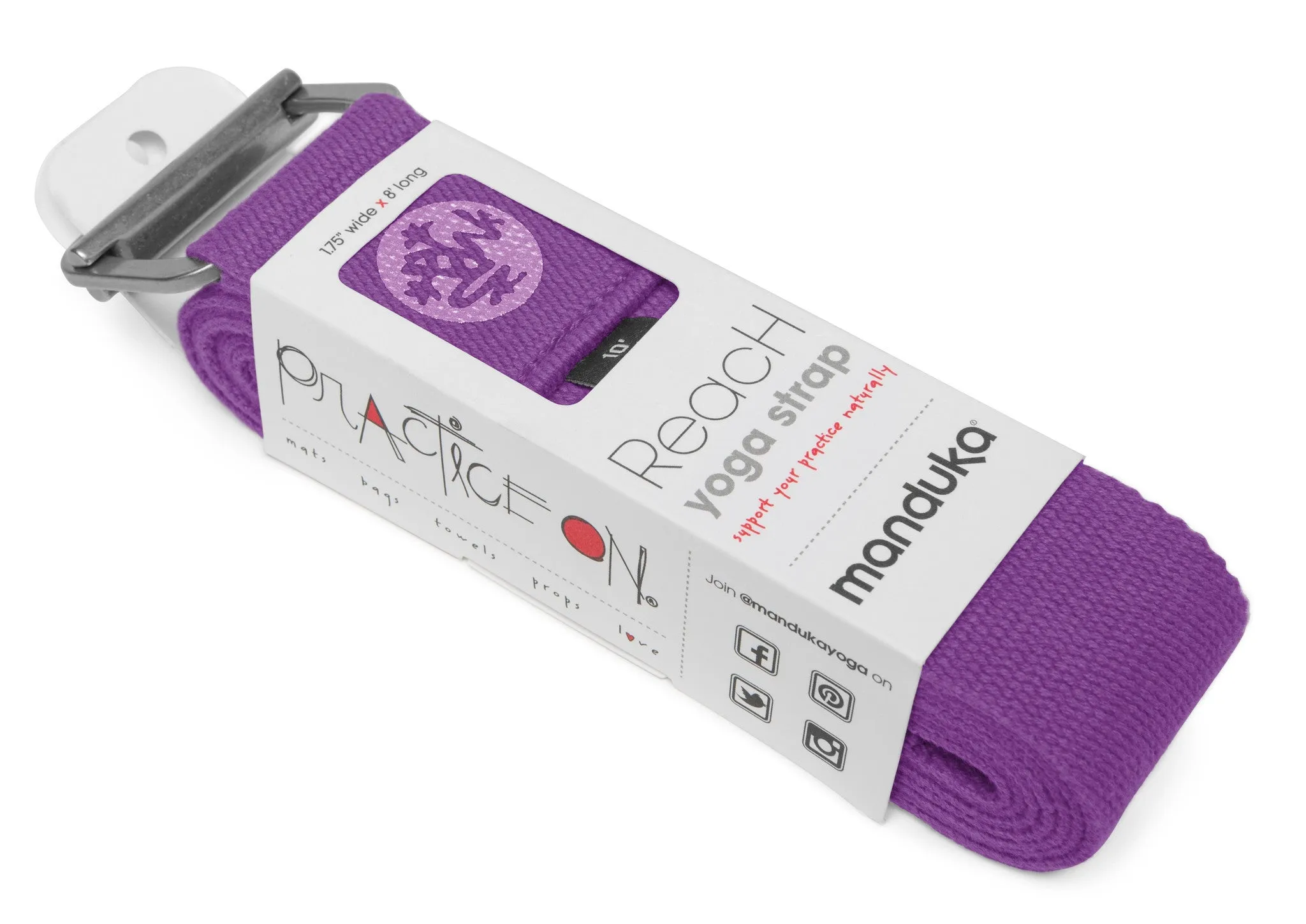 Manduka Cotton yoga Strap 8 Foot