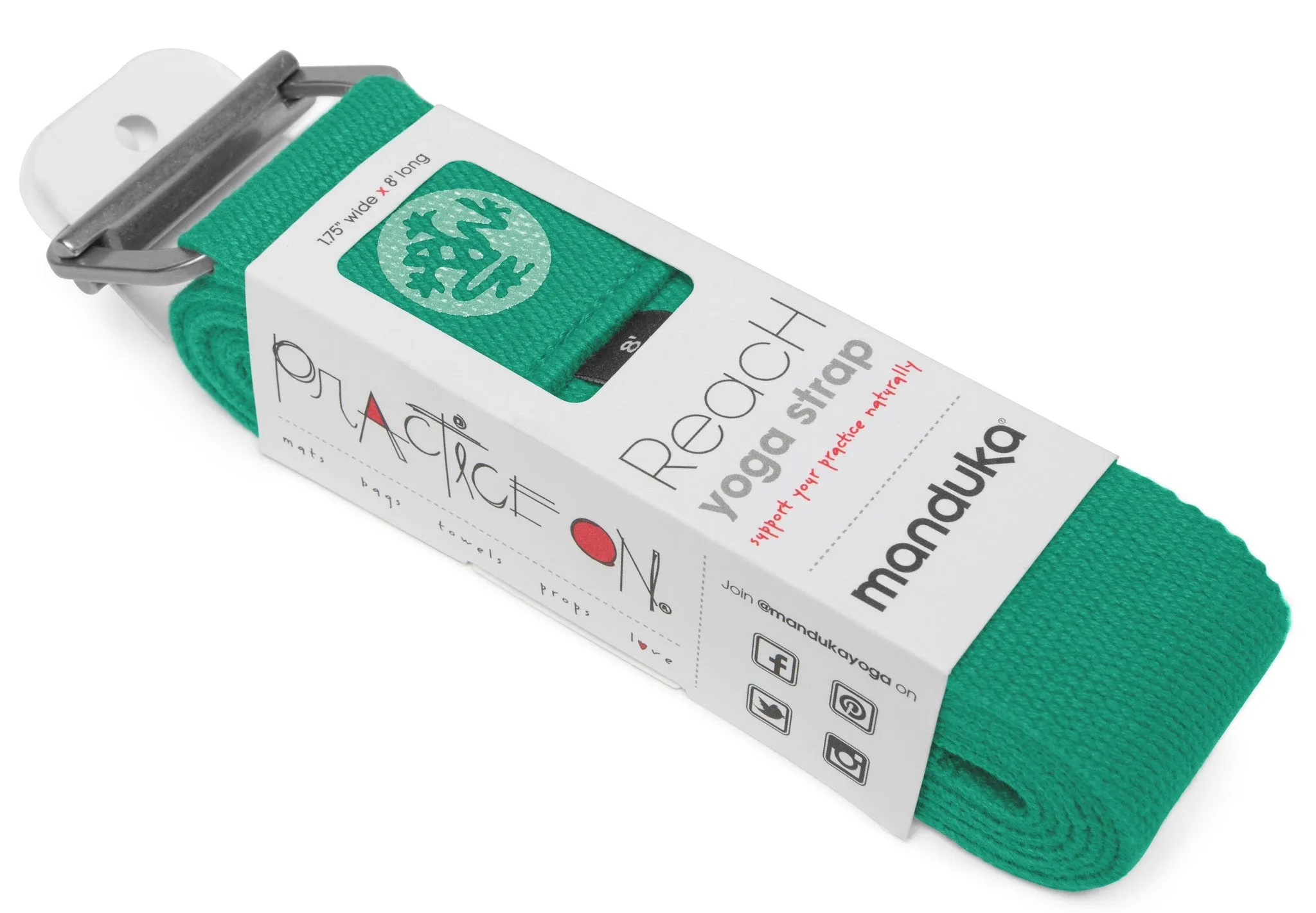Manduka Cotton yoga Strap 8 Foot