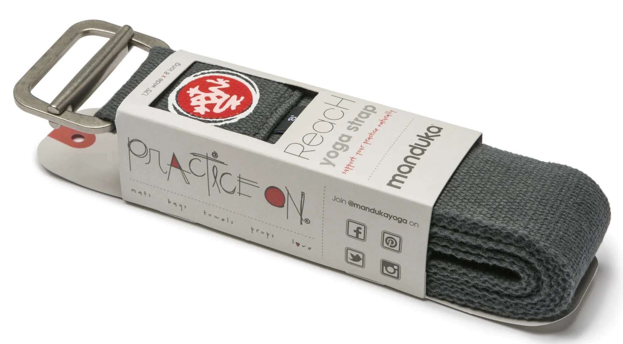 Manduka Cotton yoga Strap 8 Foot