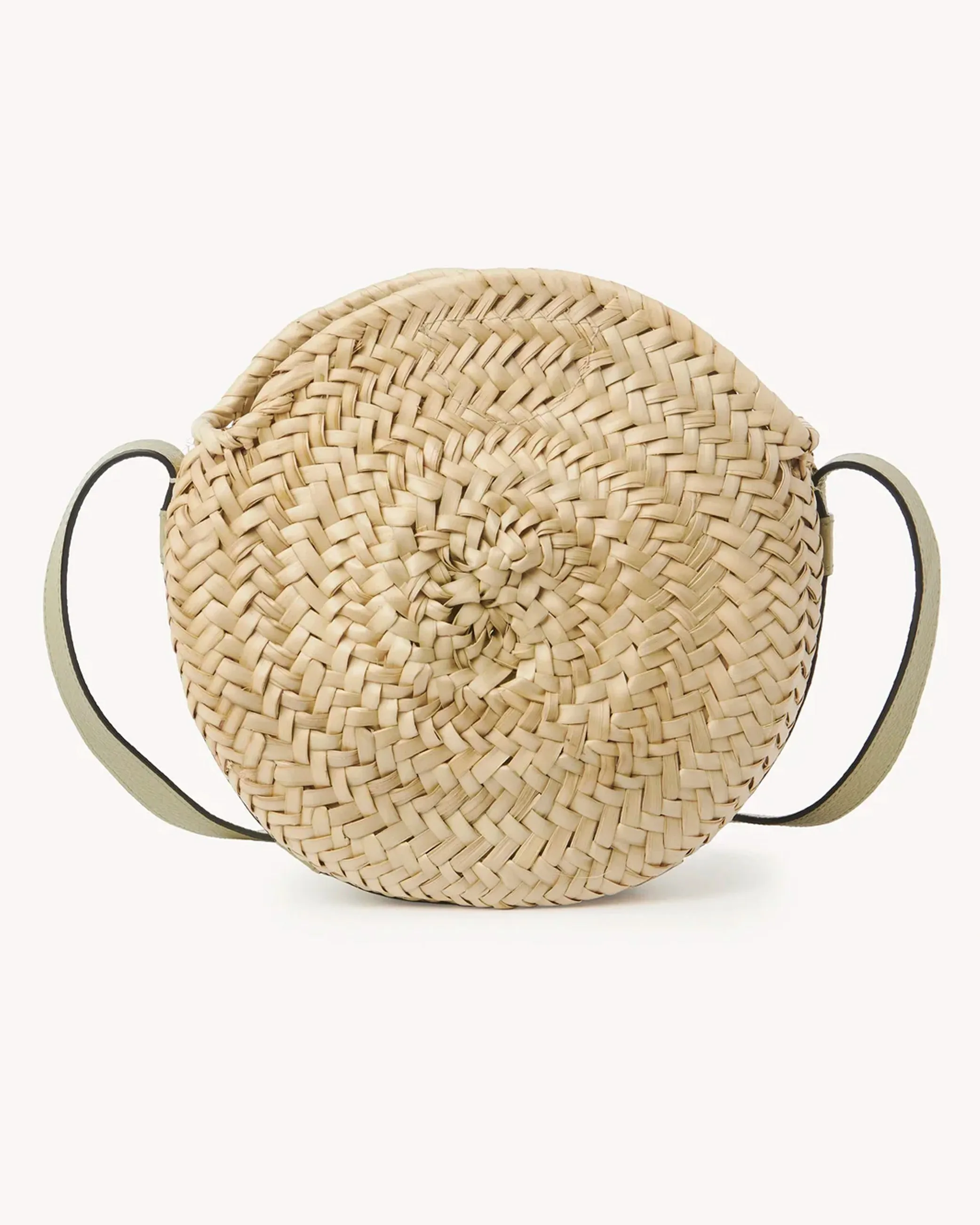 Marcie Basket Crossbody Bag in Faded Green