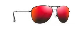 Maui Jim Cliff House Sunglasses - Black Gloss / Hawaii Lava