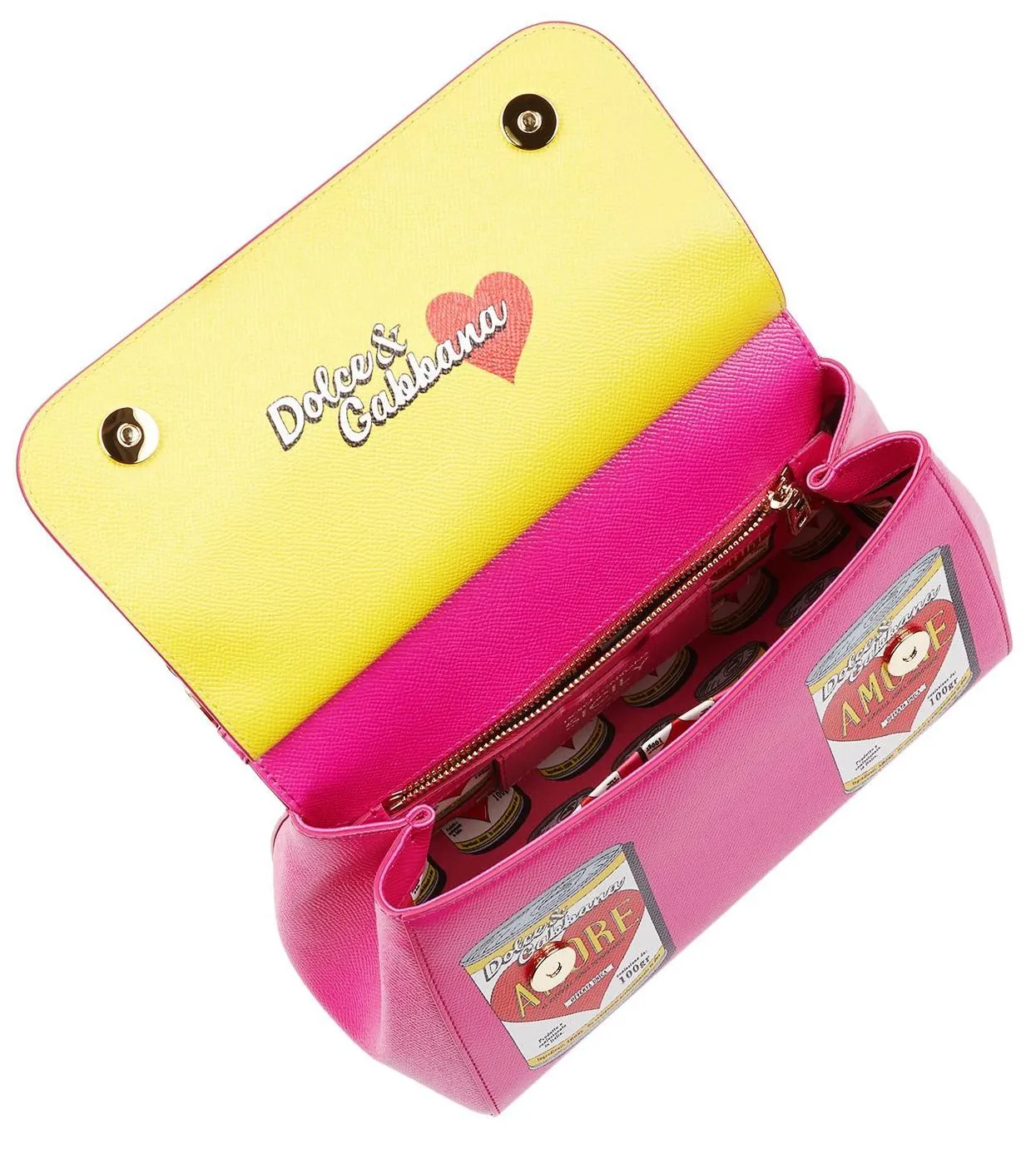 Medium Soup Can Print Sicily Bag