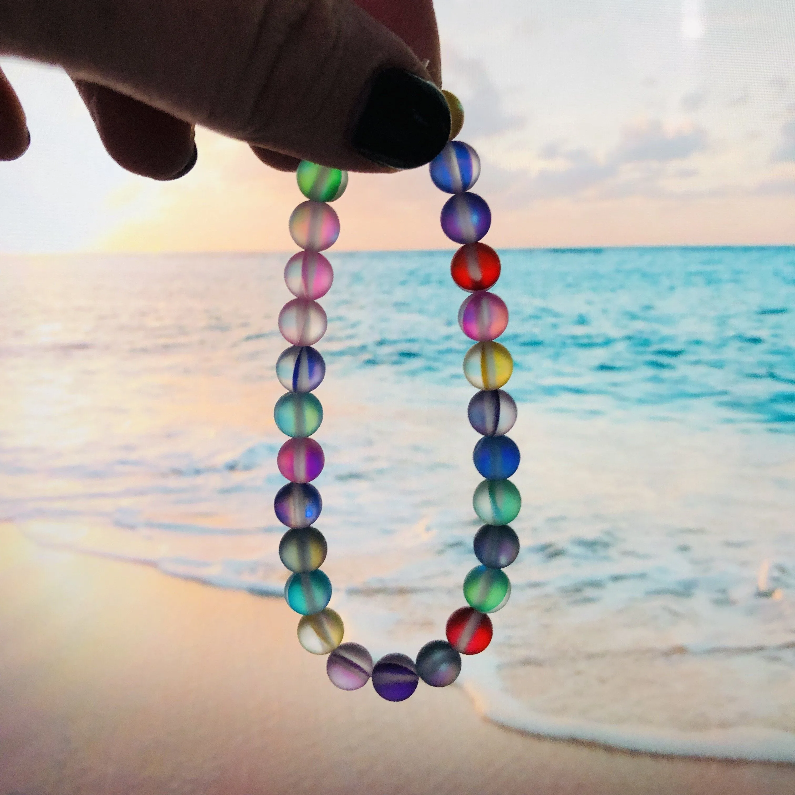 Mermaid Glass Bead Bracelets