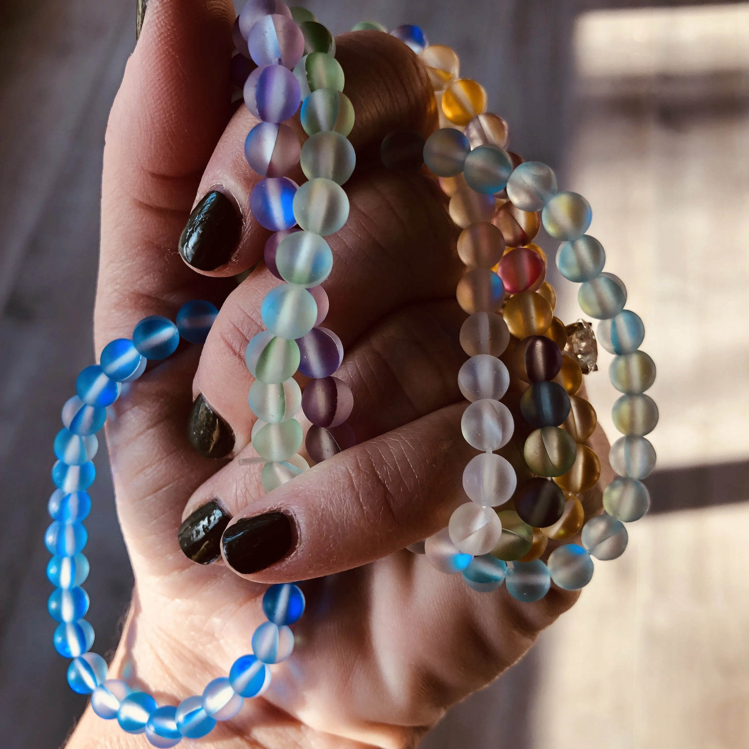 Mermaid Glass Bead Bracelets