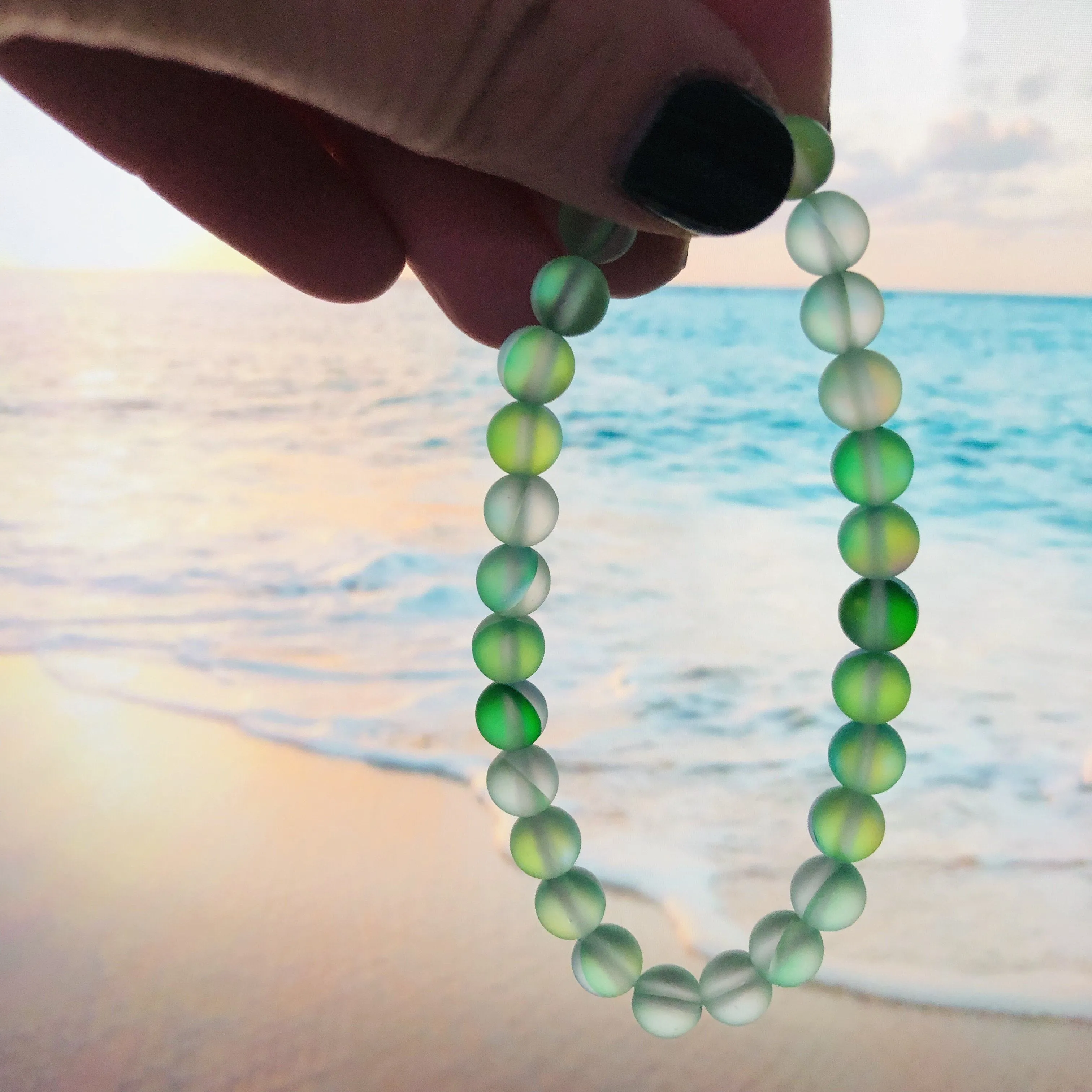 Mermaid Glass Bead Bracelets