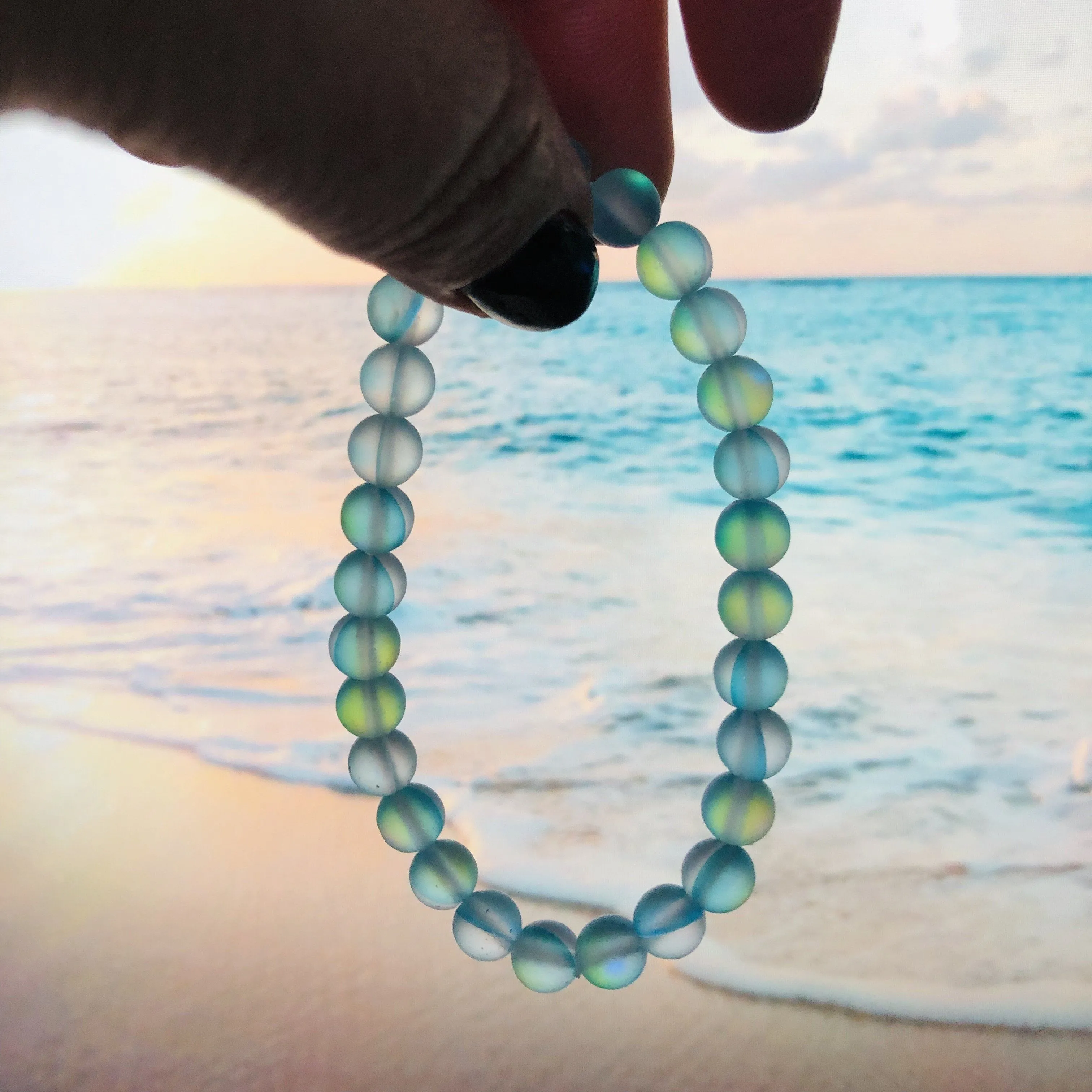 Mermaid Glass Bead Bracelets