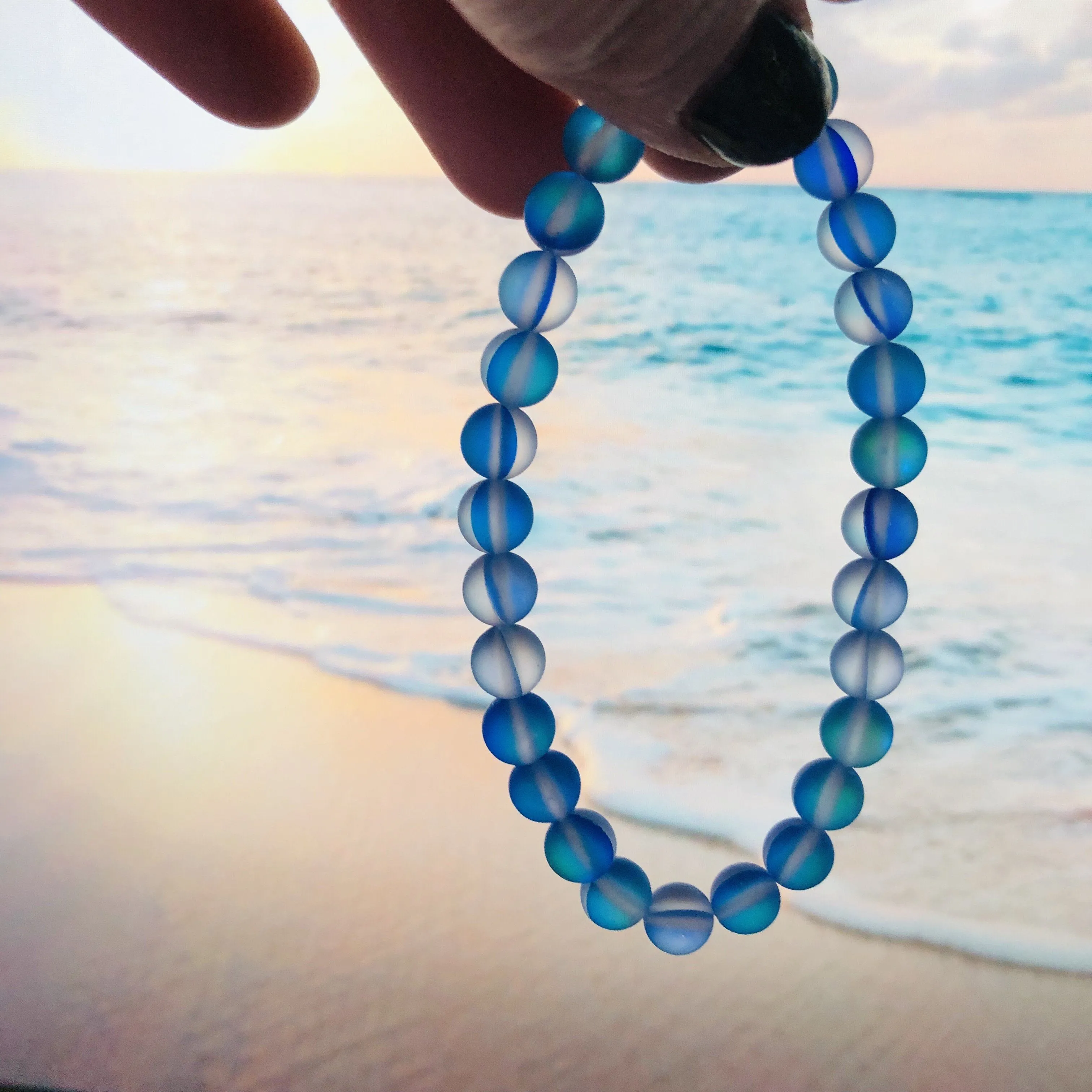 Mermaid Glass Bead Bracelets