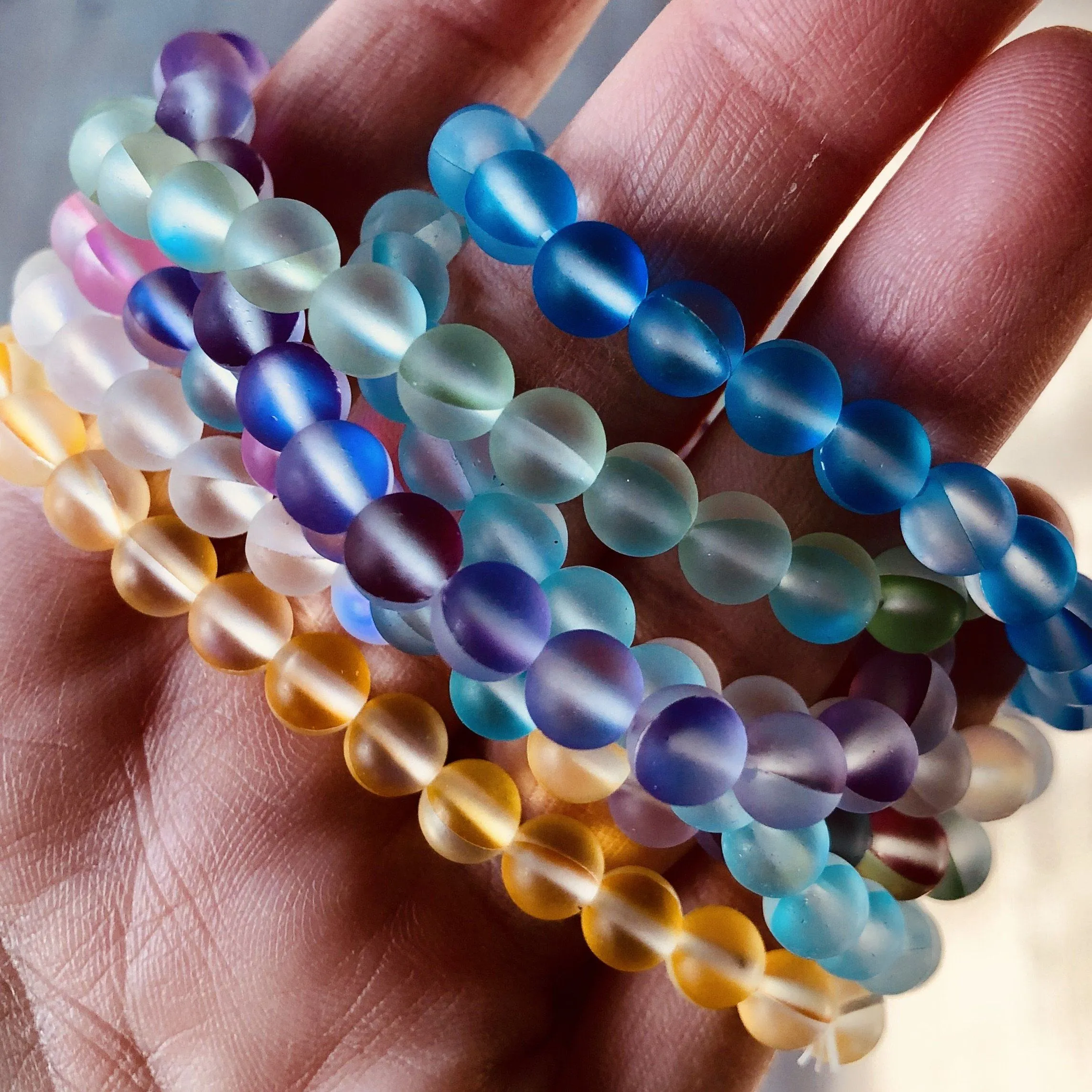 Mermaid Glass Bead Bracelets