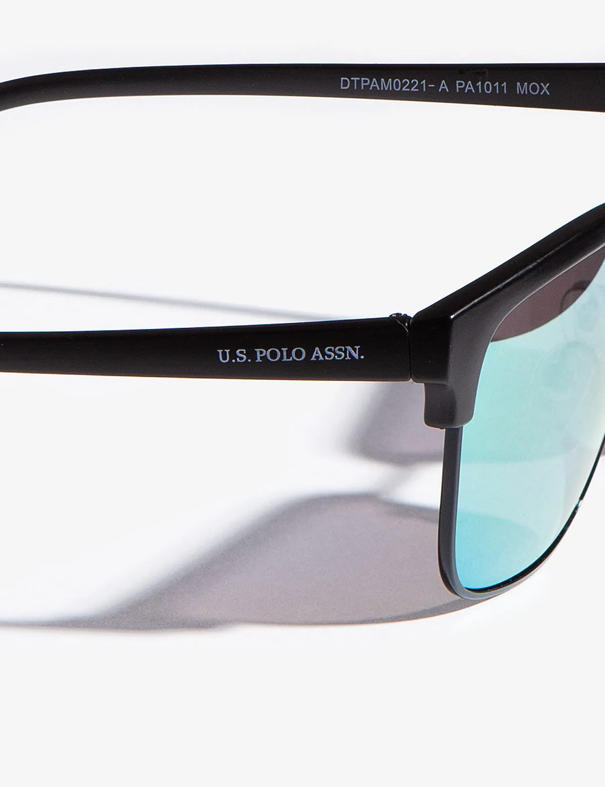 METAL RECTANGULAR TOP RIM AVIATOR SUNGLASSES