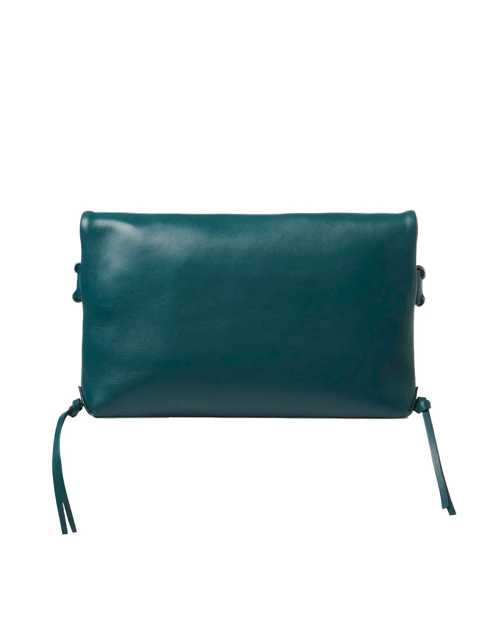 Mony Fold Over Clutch in Dark Emerald