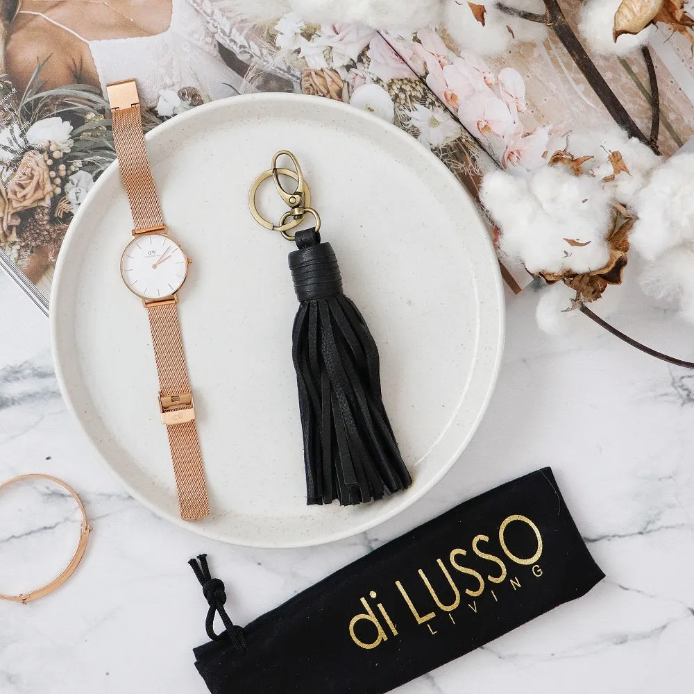 Nelly Tassel Keyring - Black