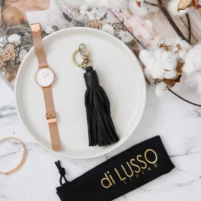 Nelly Tassel Keyring - Black