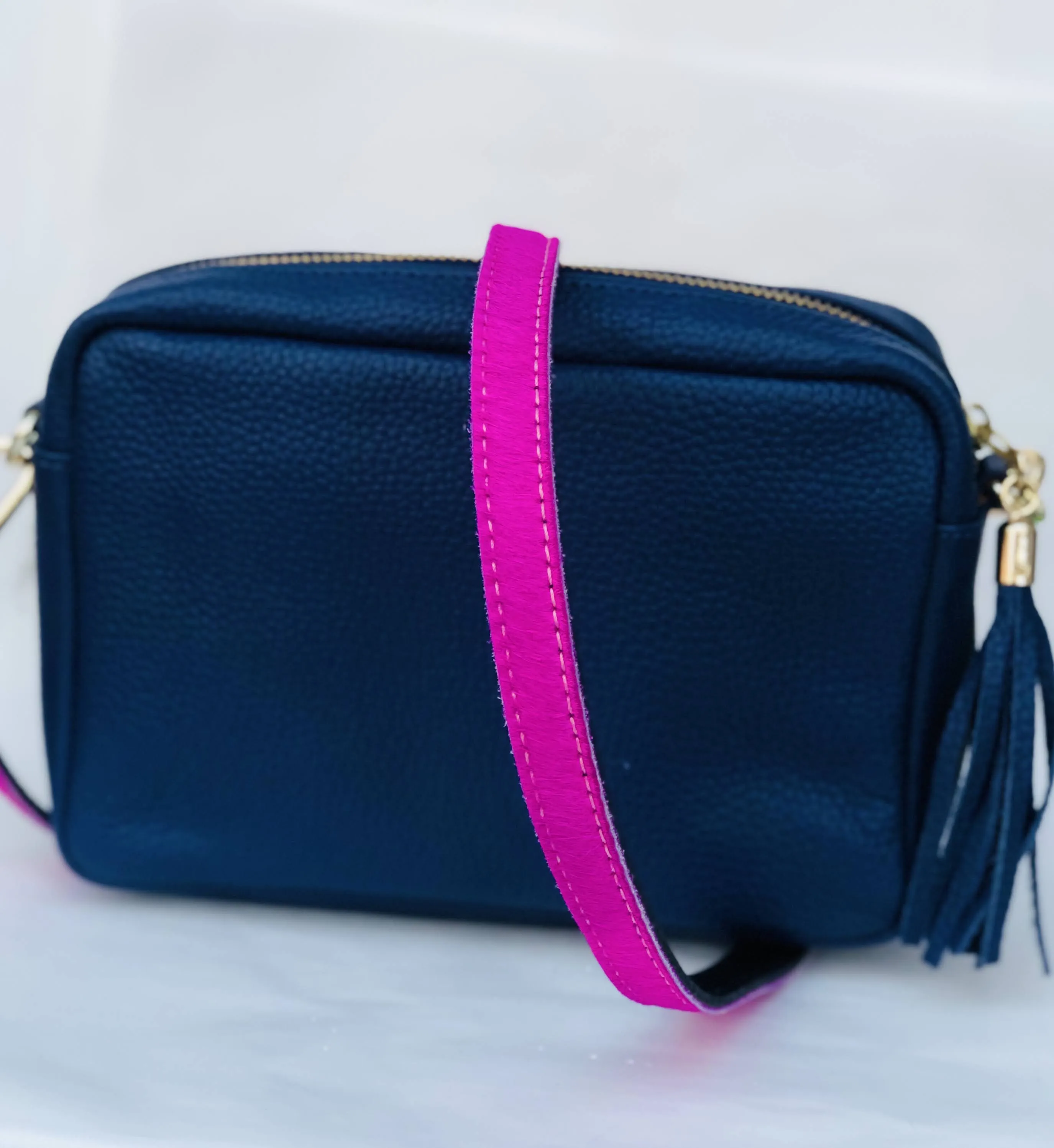 Neon Pink Statement Skinny Replacement Shoulder Bag Strap
