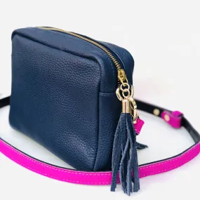 Neon Pink Statement Skinny Replacement Shoulder Bag Strap
