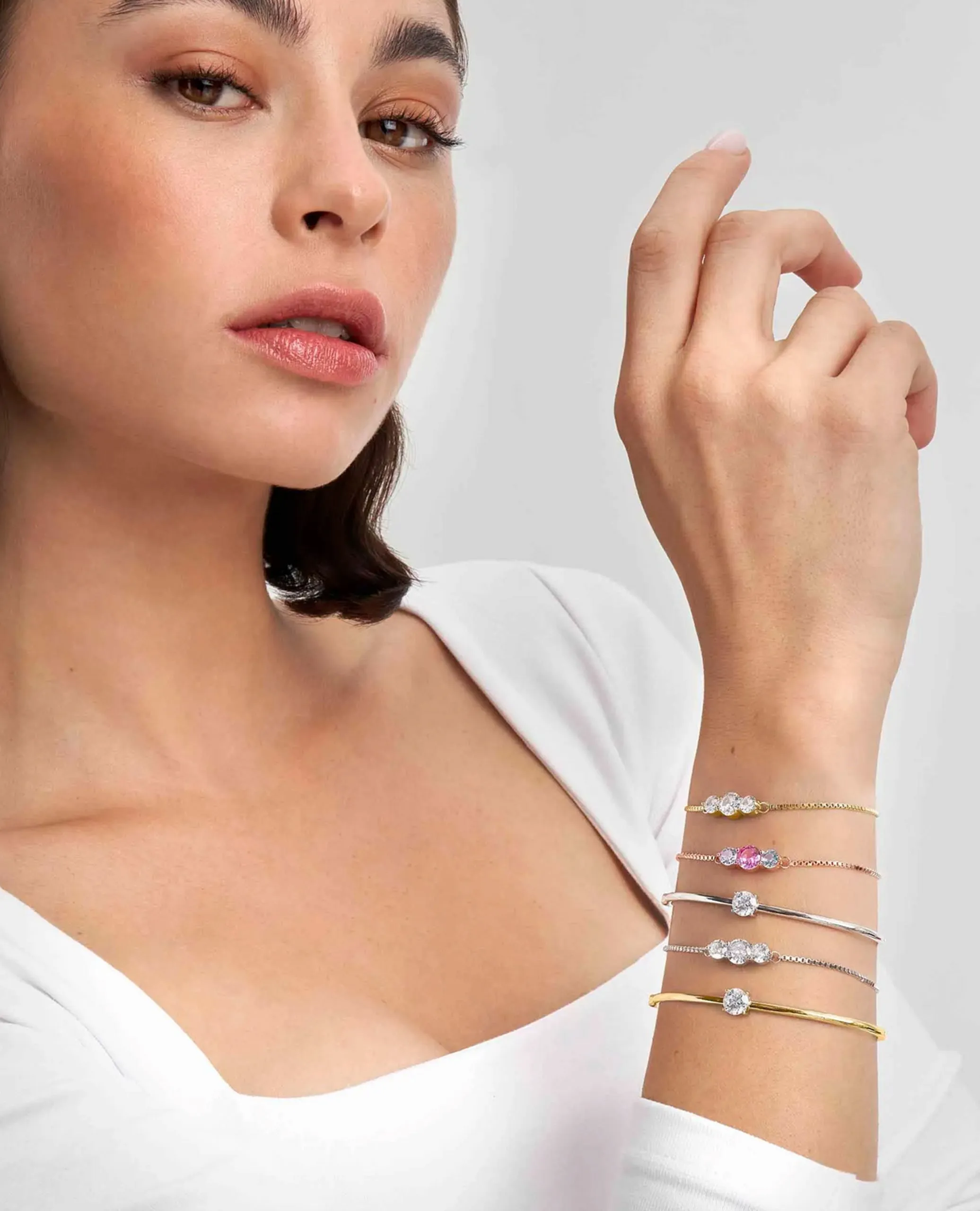 Nomination 149818/010 Sterling Silver "Colour Wave" Bangle Bracelet