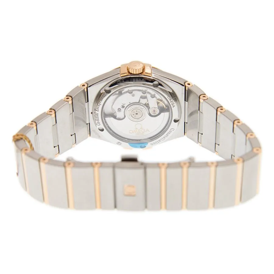 Omega Constellation Automatic Chronometer Diamond Silver Dial Ladies Watch 123.25.35.20.52.003
