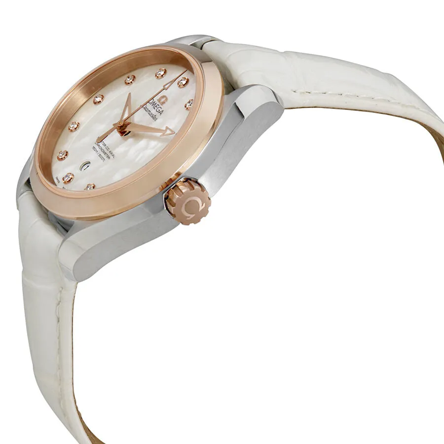 Omega Seamaster Aqua Terra Automatic Mother of Pearl Dial Ladies Watch 23123342055001 231.23.34.20.55.001