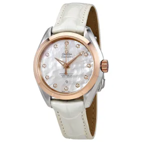 Omega Seamaster Aqua Terra Automatic Mother of Pearl Dial Ladies Watch 23123342055001 231.23.34.20.55.001