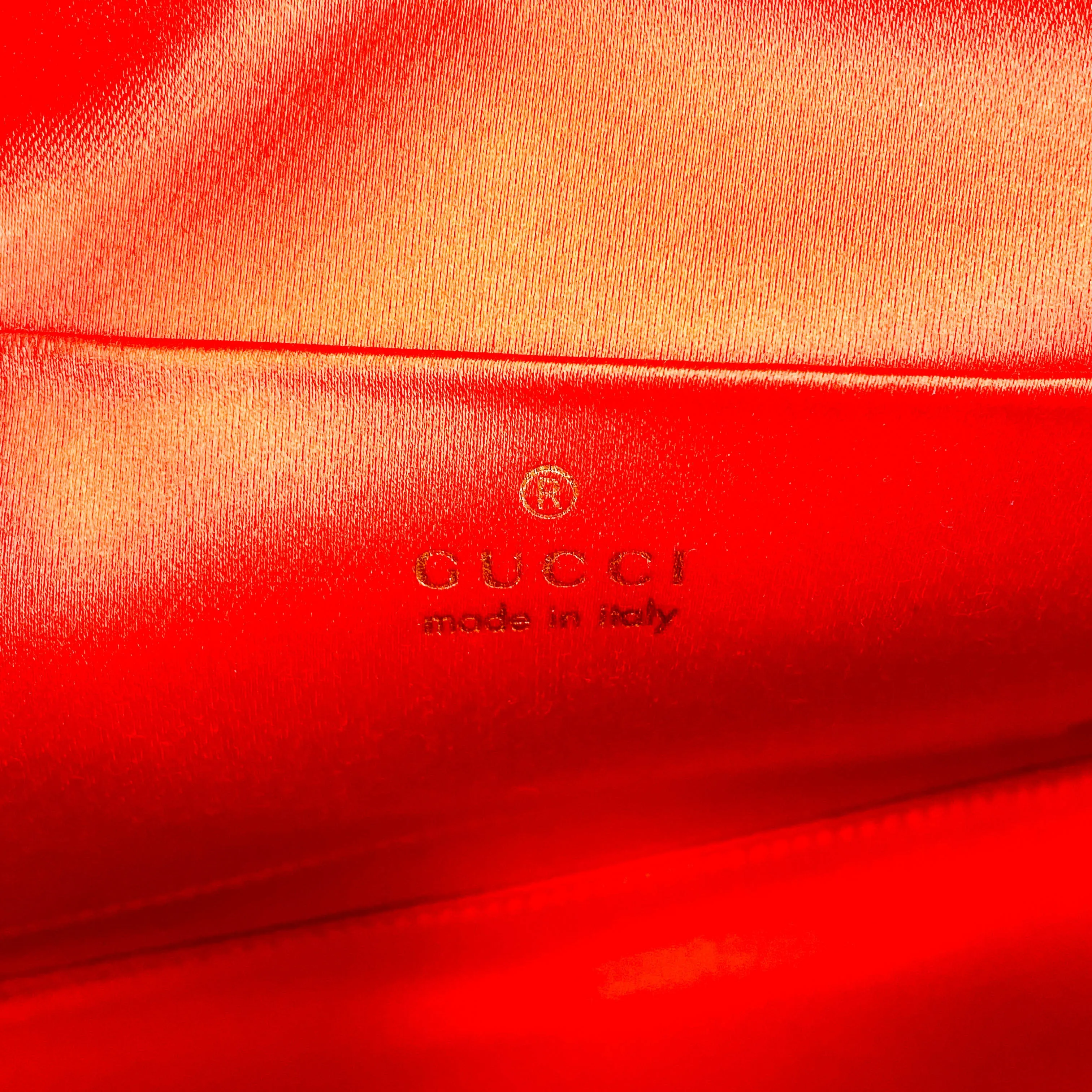 Orange Satin Mini Jackie Handbag