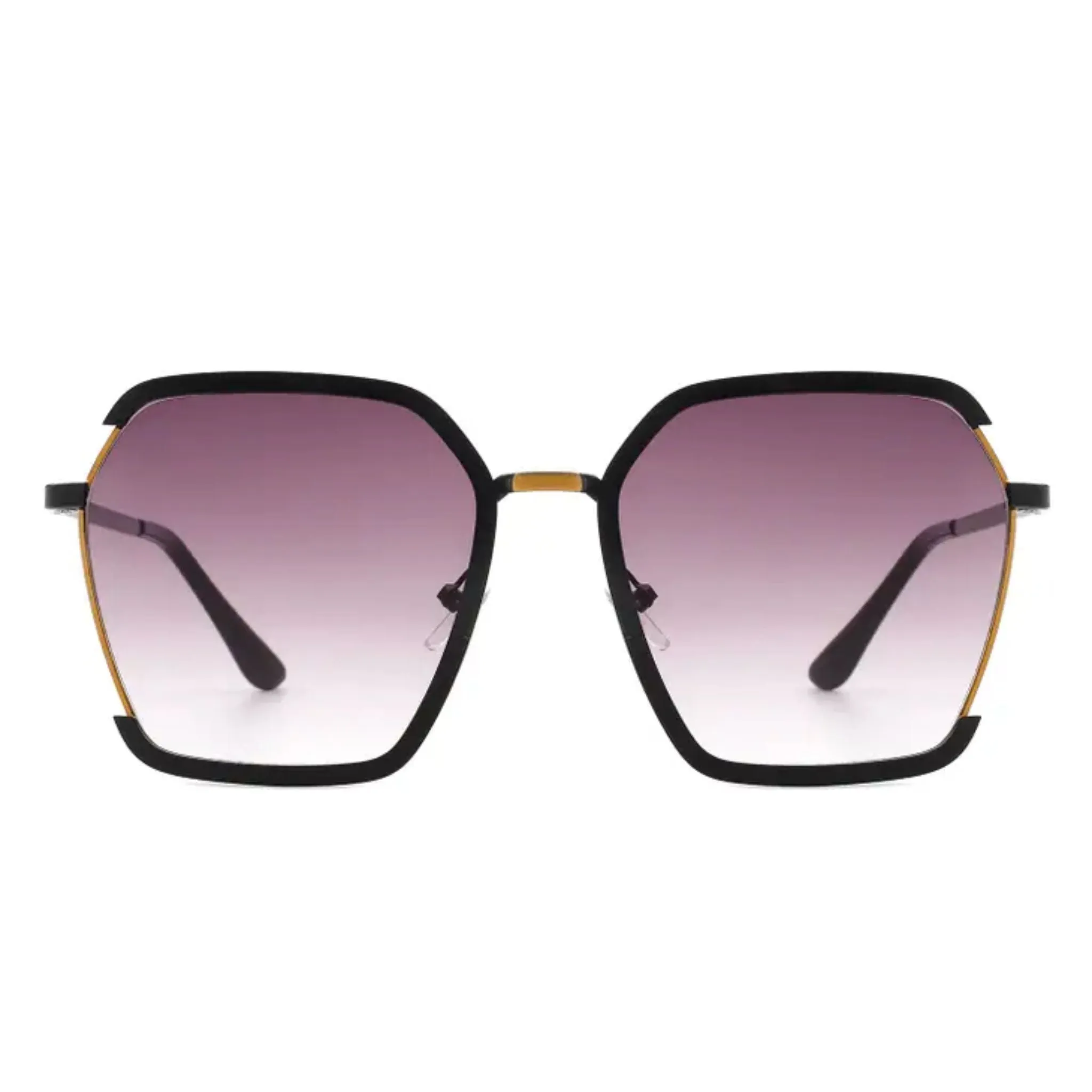 Oversized Half Frame Sunglasses