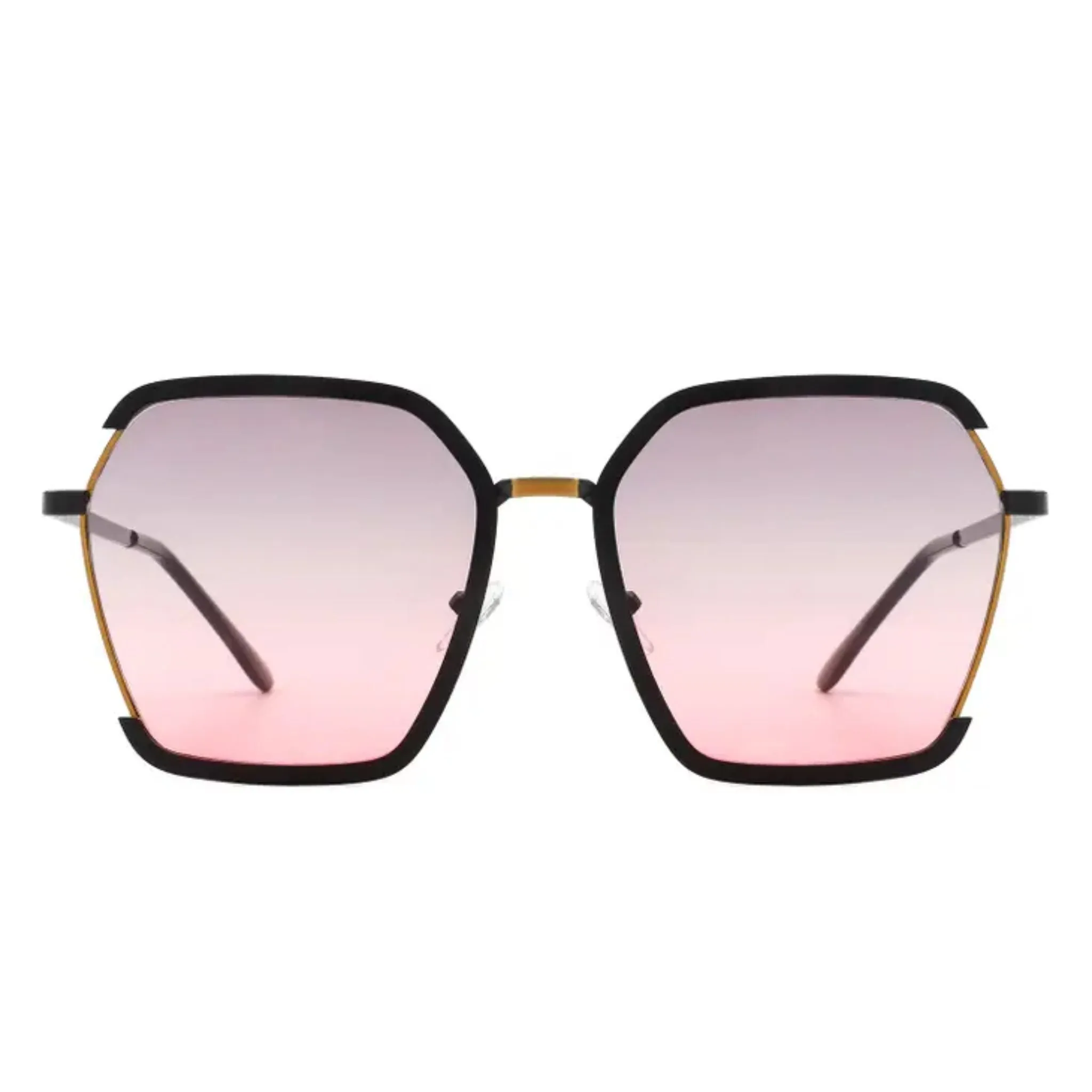 Oversized Half Frame Sunglasses